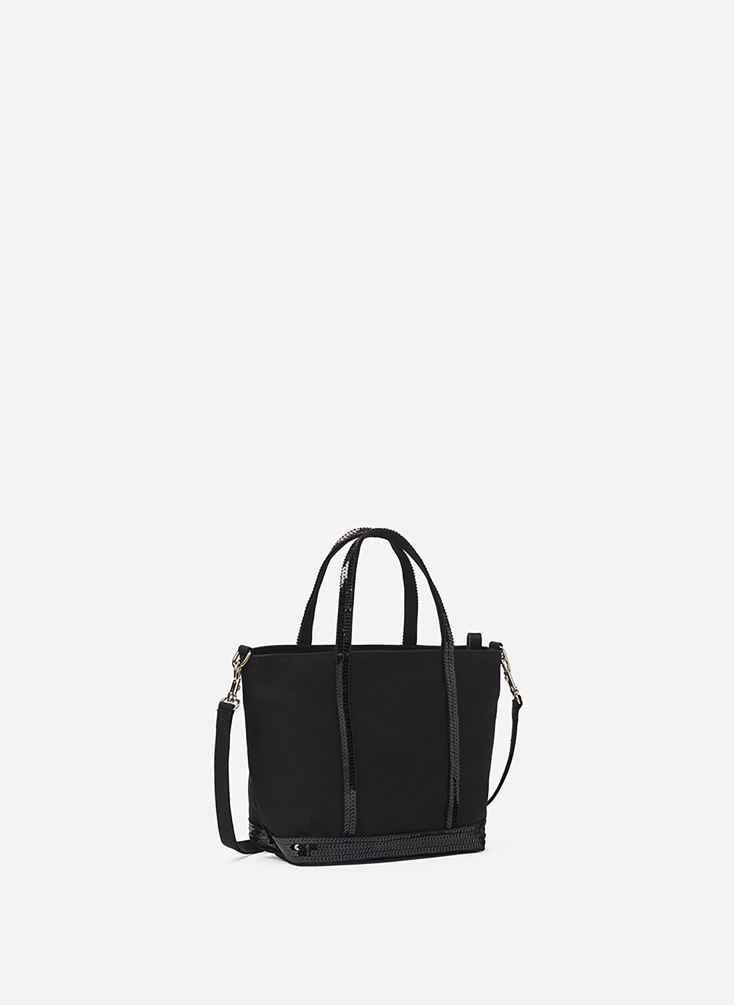 Cabas xs zippé en toile VANESSA BRUNO Noir