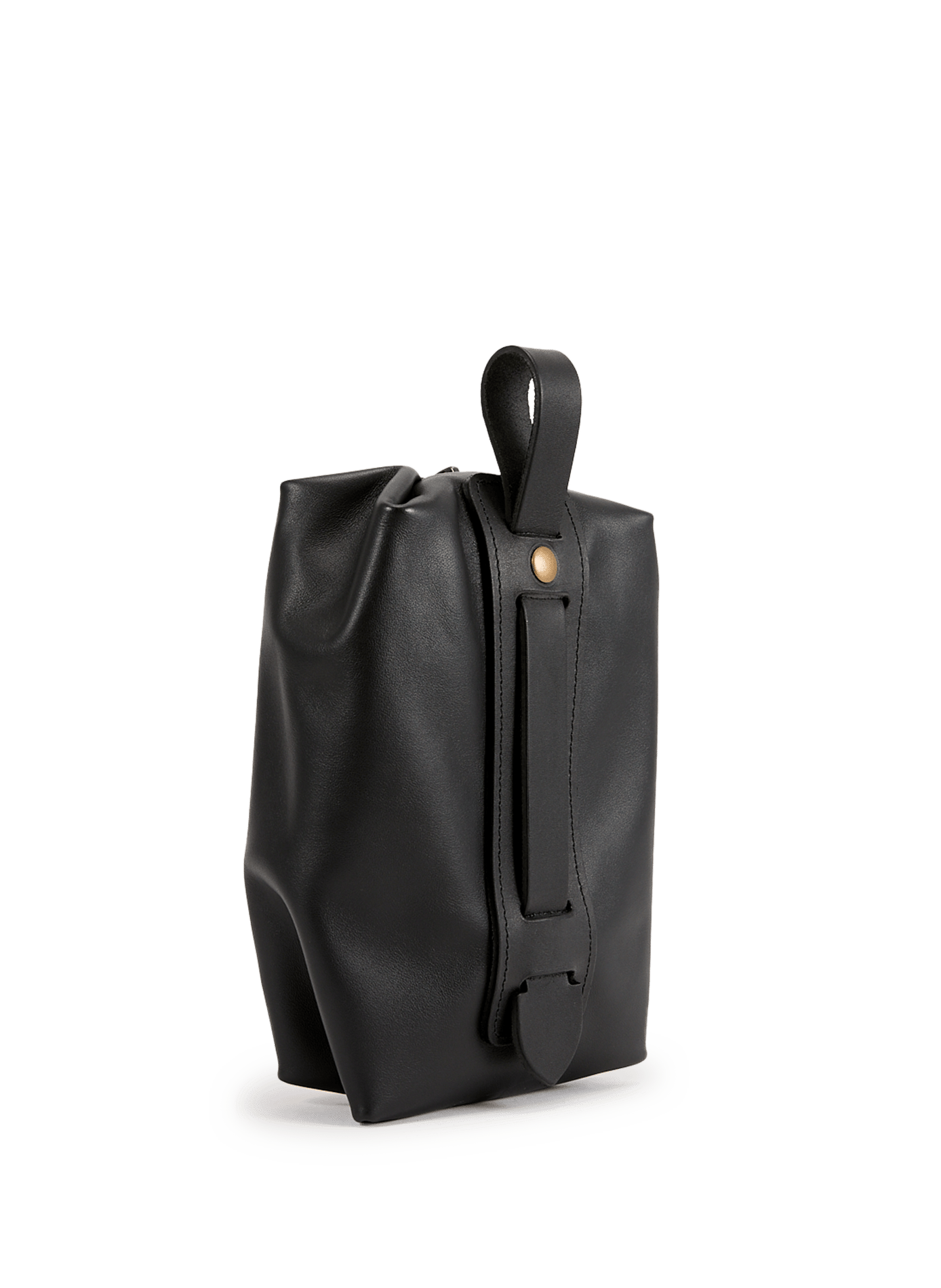 Trousse de toilette Zazou en cuir BLEU DE CHAUFFE Noir