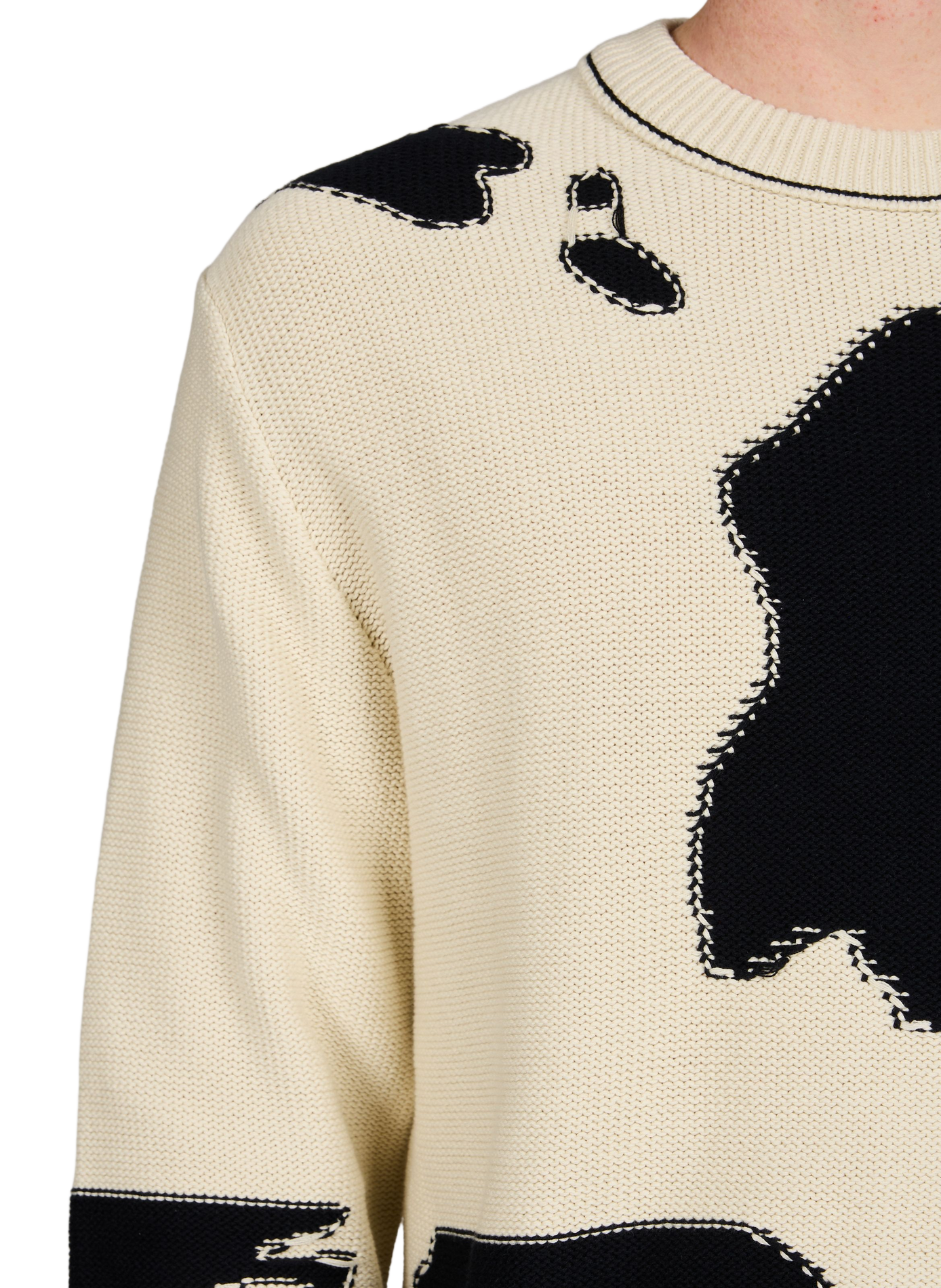 Cotton cable knit jumper SAMSOE SAMSOE Multicolour