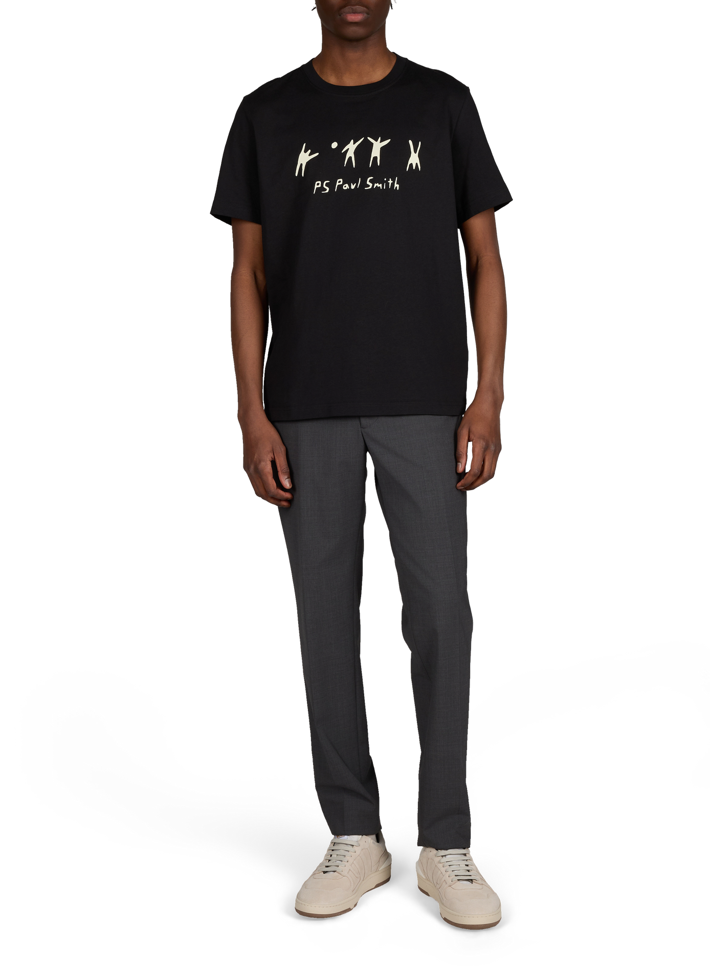 Organic cotton Volleyball T-shirt PAUL SMITH Black