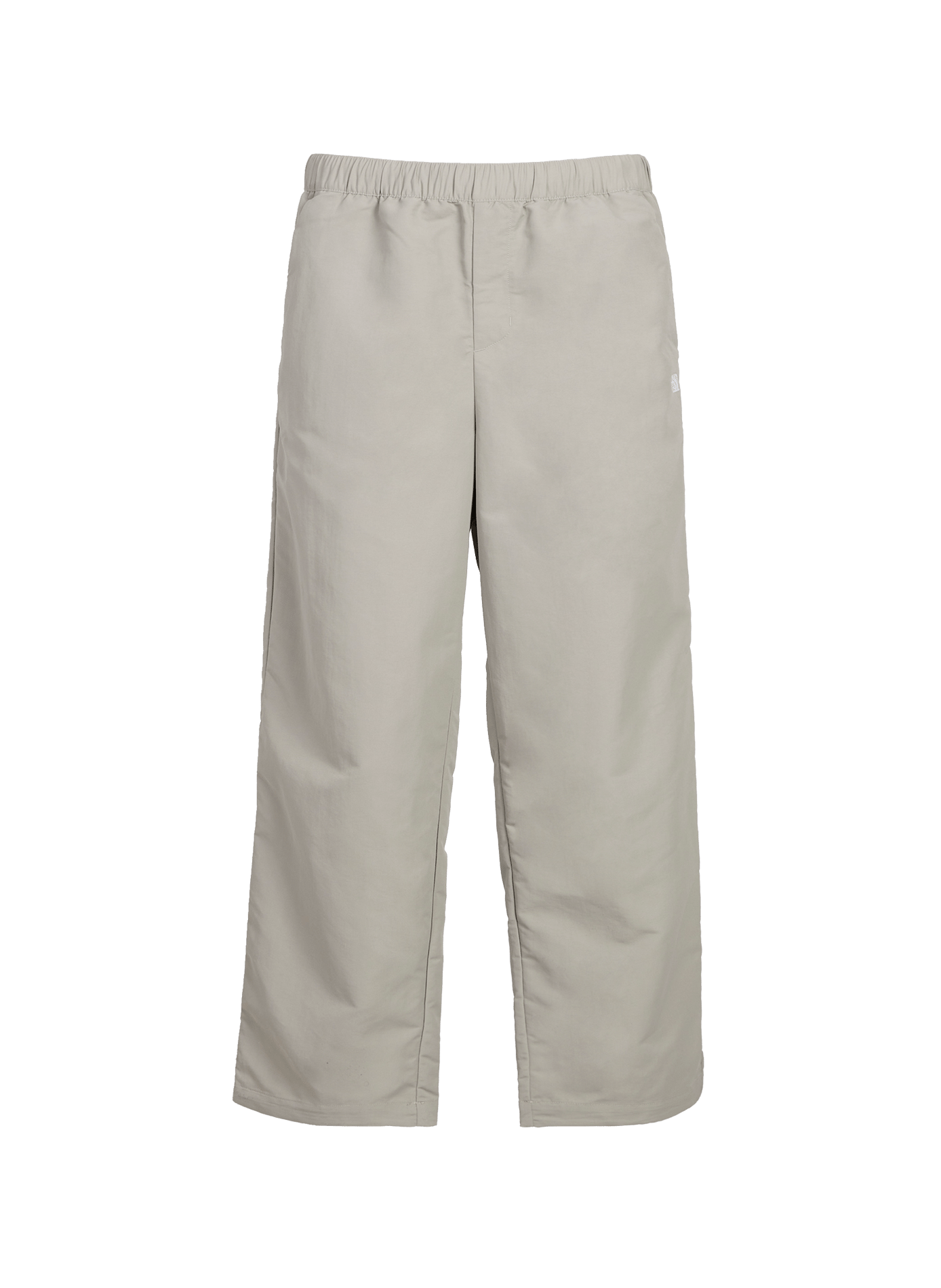 Wide leg pants with logo embroidery THE NORTH FACE Grey