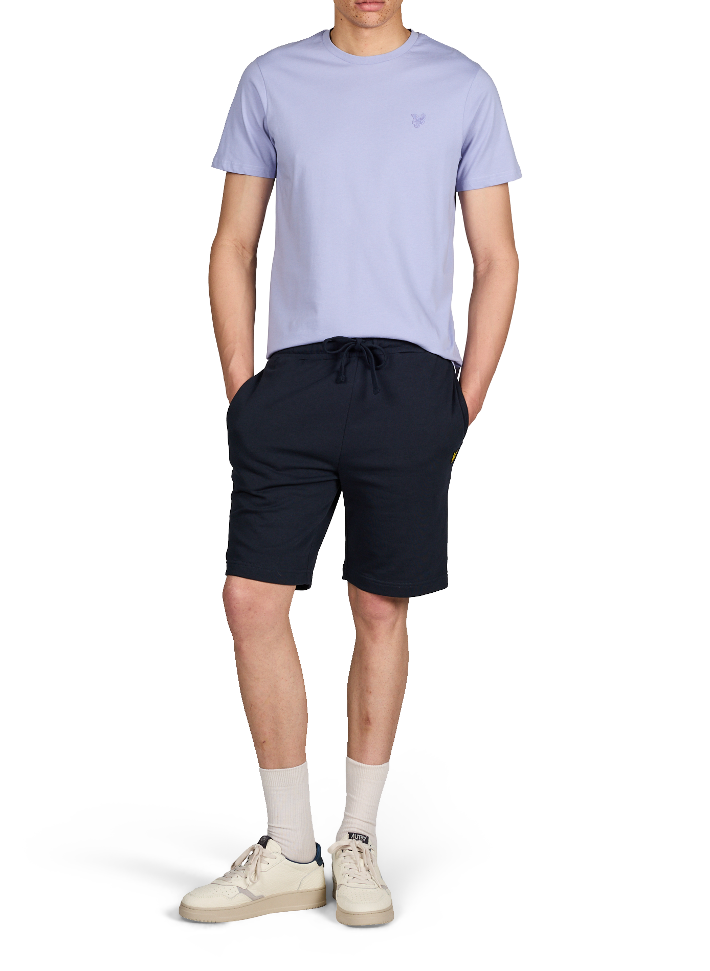 T-shirt  à logo en coton LYLE & SCOTT Violet