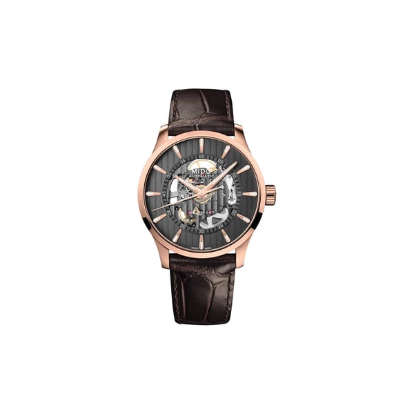 Montre Multifort Skeleton Vertigo en acier inoxydable Montre Multifort Skeleton Vertigo en acier inoxydable