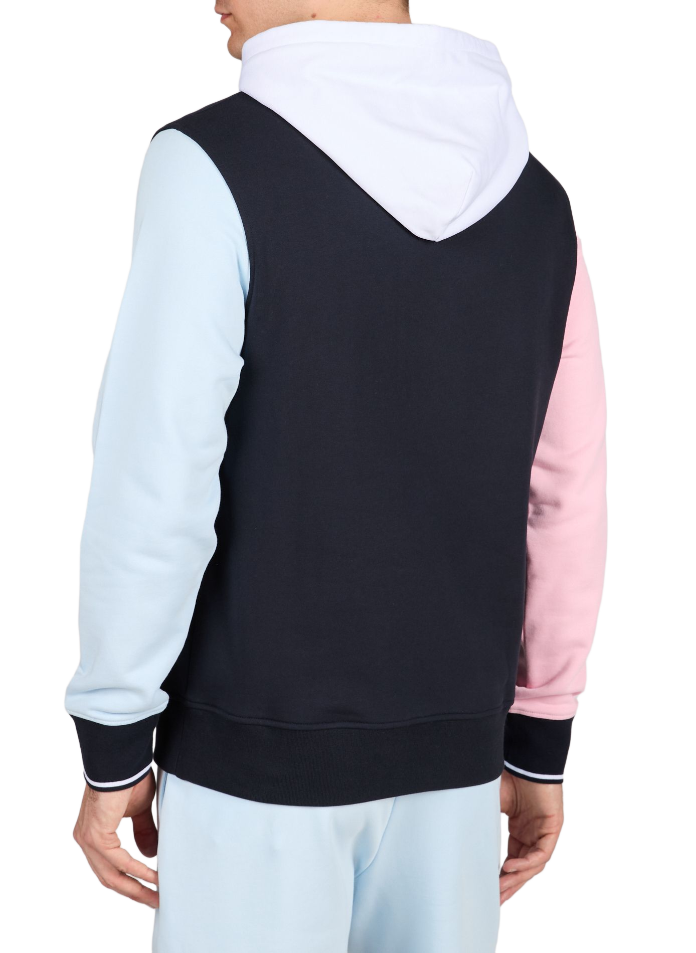 Hooded cotton fleece sweatshirt EDEN PARK Blue