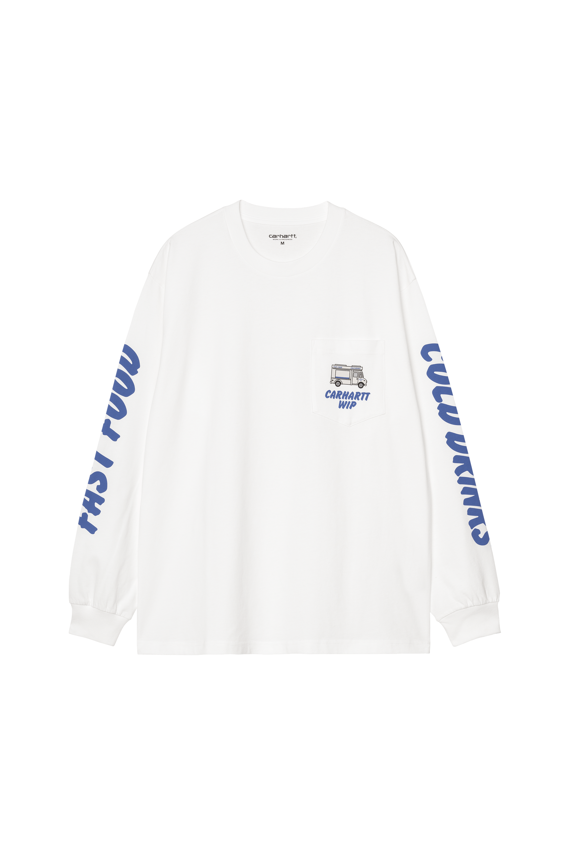 T-shirt l/s cold drinks t-shirt CARHARTT WIP Blanc