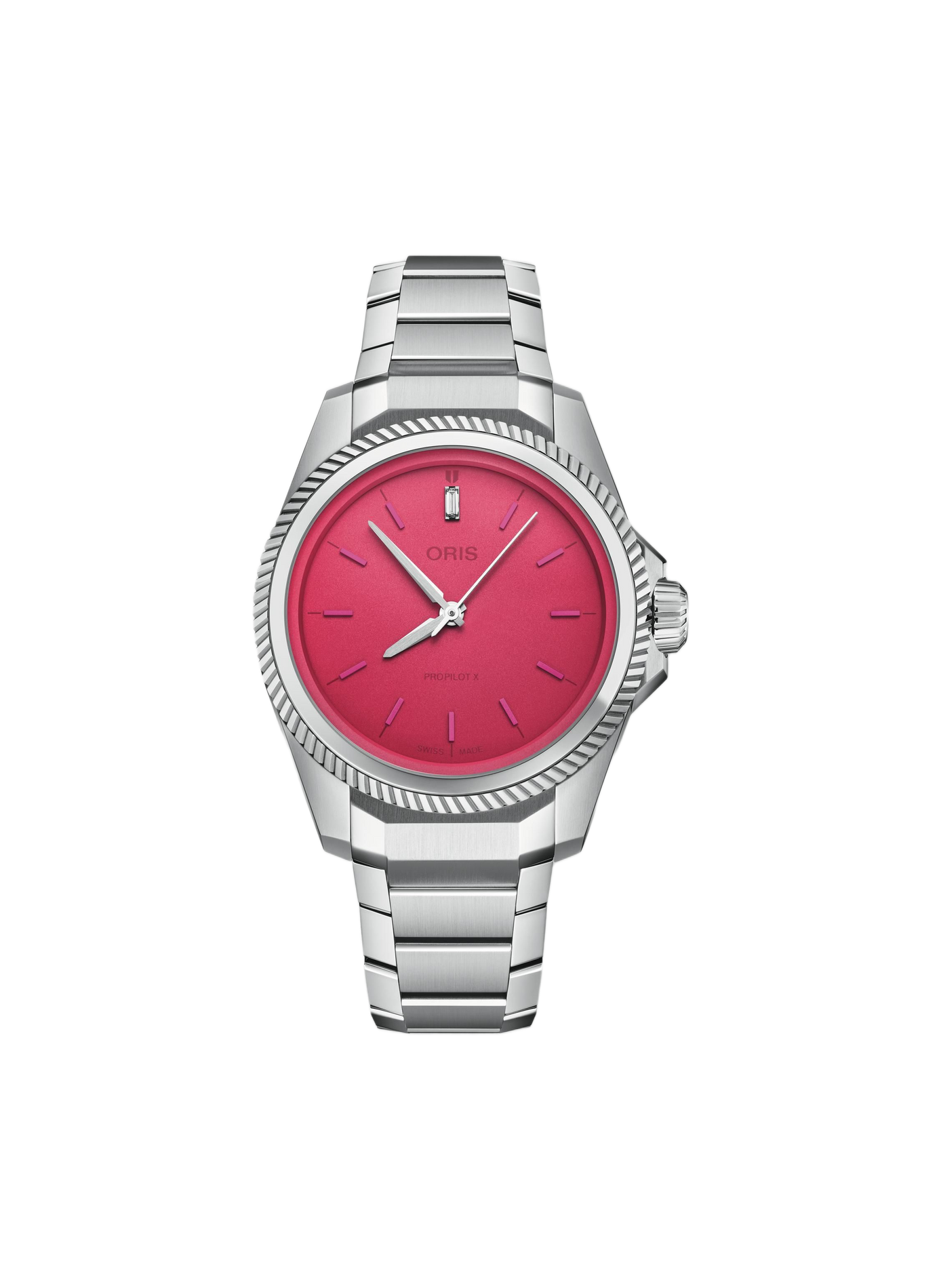 Montre automatique Oris ProPilot X Miss Piggy en acier inoxydable ORIS Rose