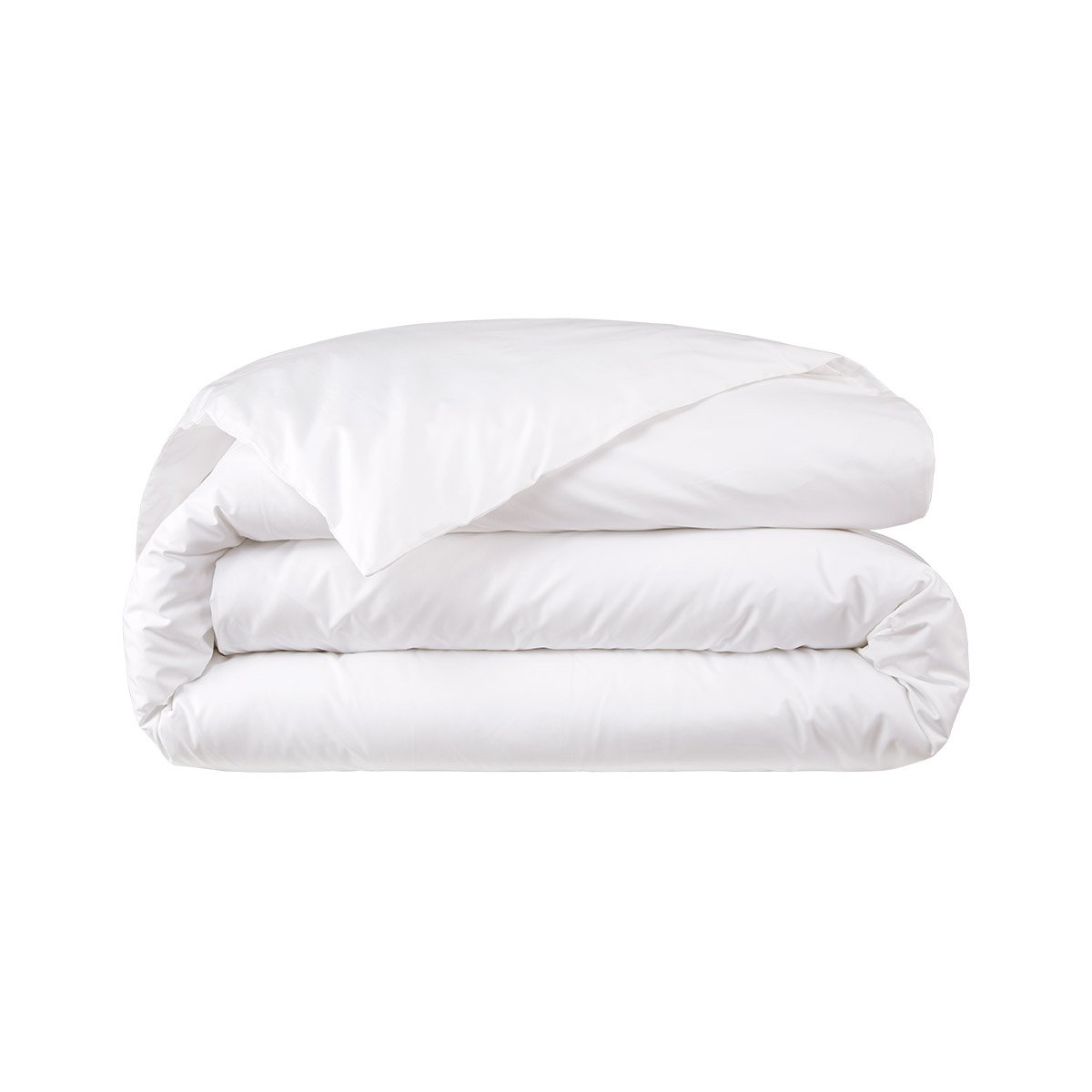 Housse de couette en percale de coton, alcove BlancDESFORGES