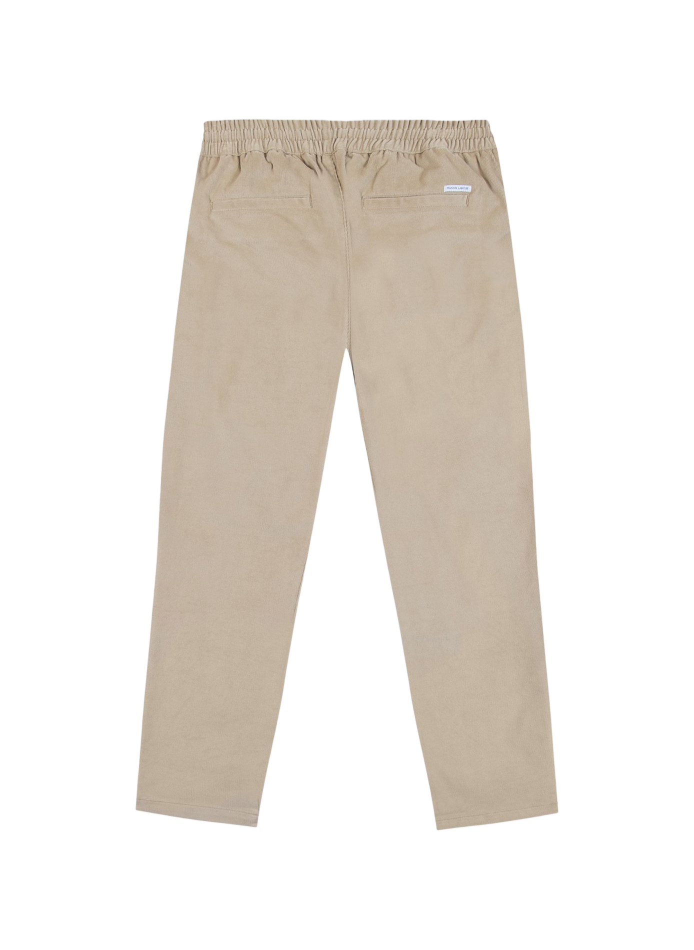 Uni Straight Leg Hose aus Baumwollmischung MAISON LABICHE Beige