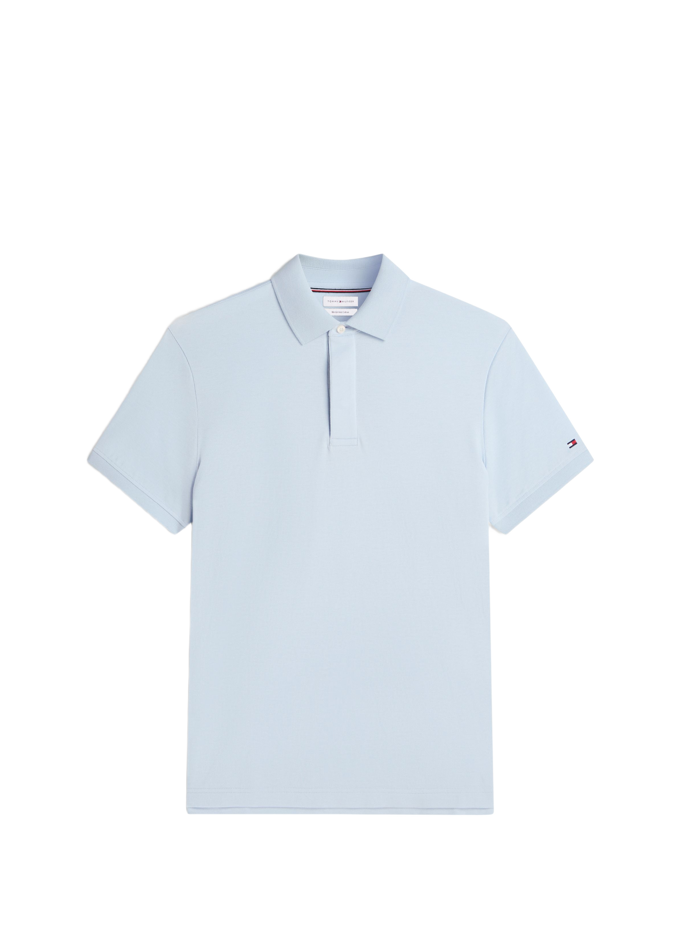 Polo en coton TOMMY HILFIGER Bleu