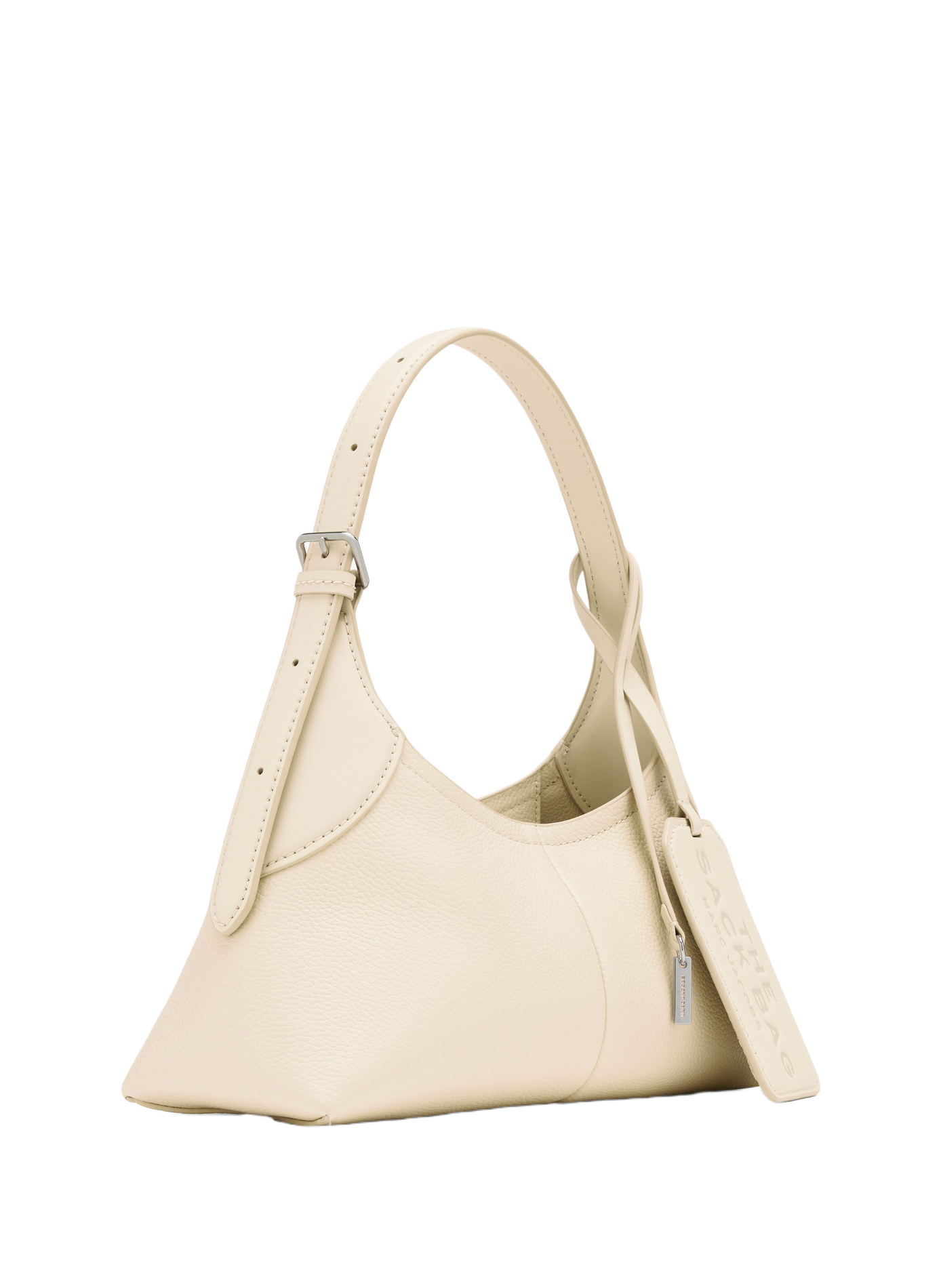 The Small Belted leather handbag MARC JACOBS White