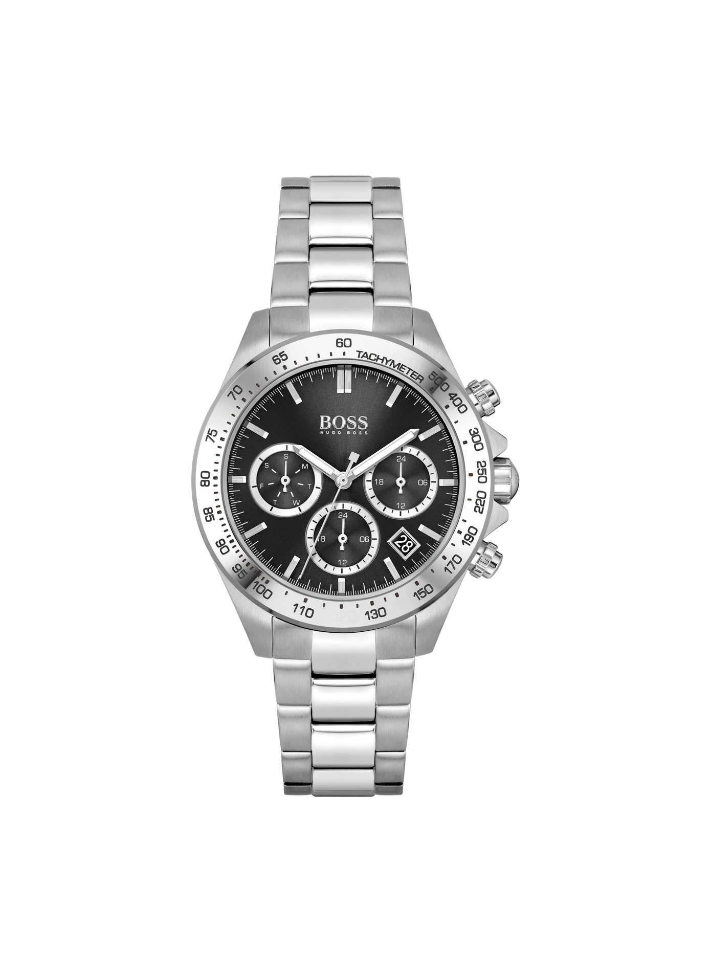 Montre quartz Novia en acier inoxydable BOSS Noir