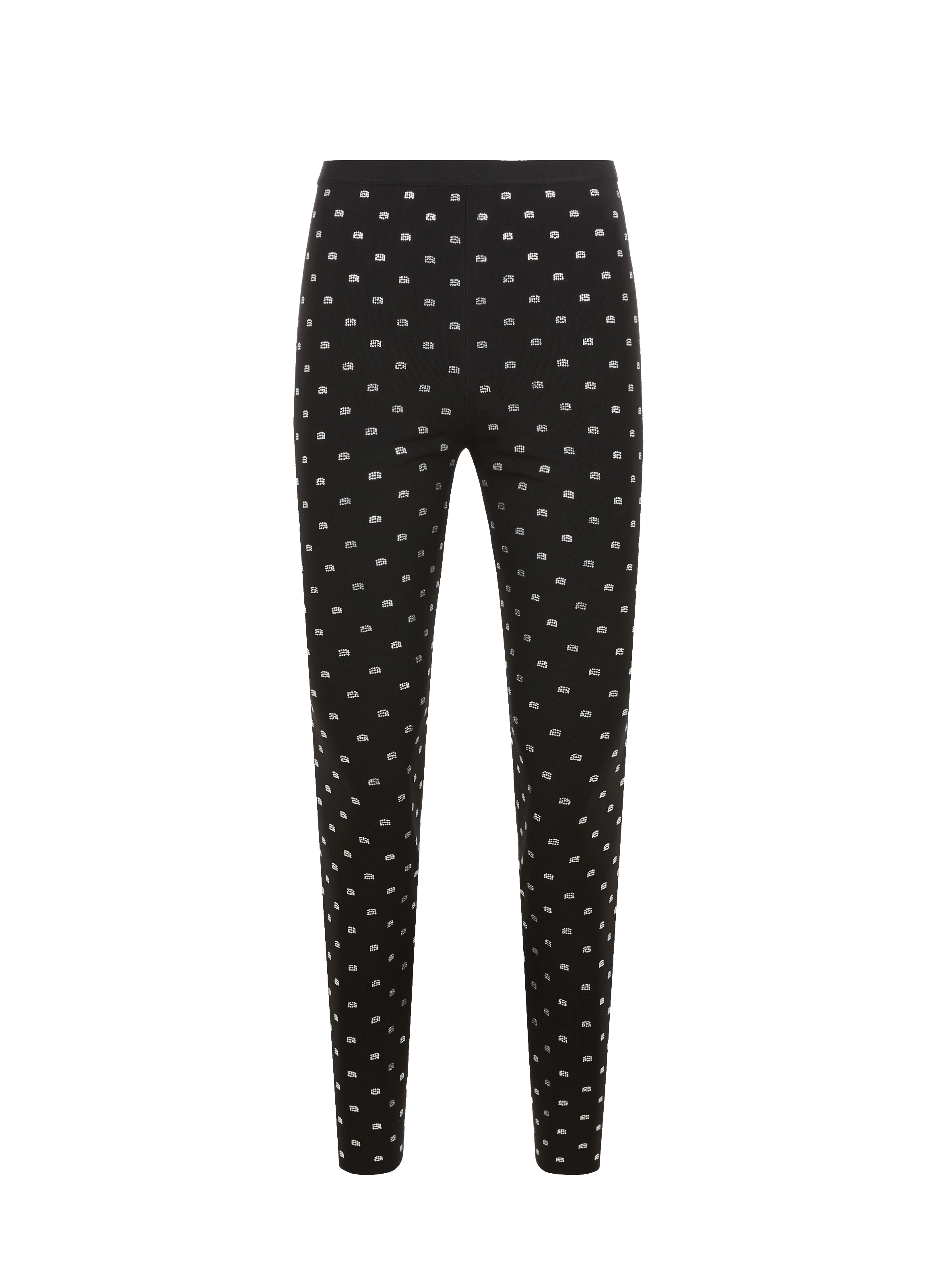 ALEXANDER WANG Legging à strass Noir