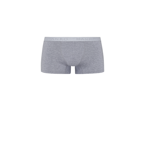 Hanro Set Of Two Cotton Boxers In Grey
