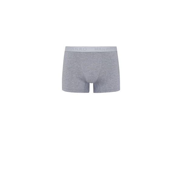Hanro Set Of Two Cotton Boxers In Grey