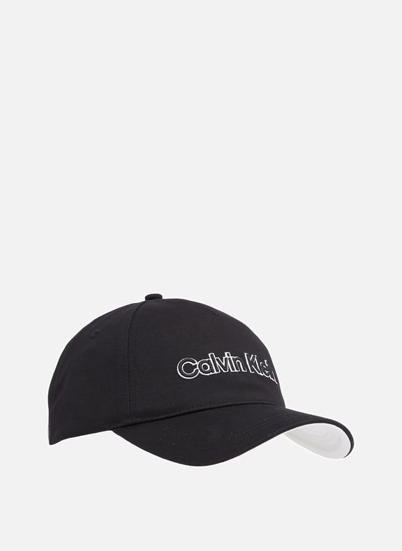 Calvin klein side best sale logo cap