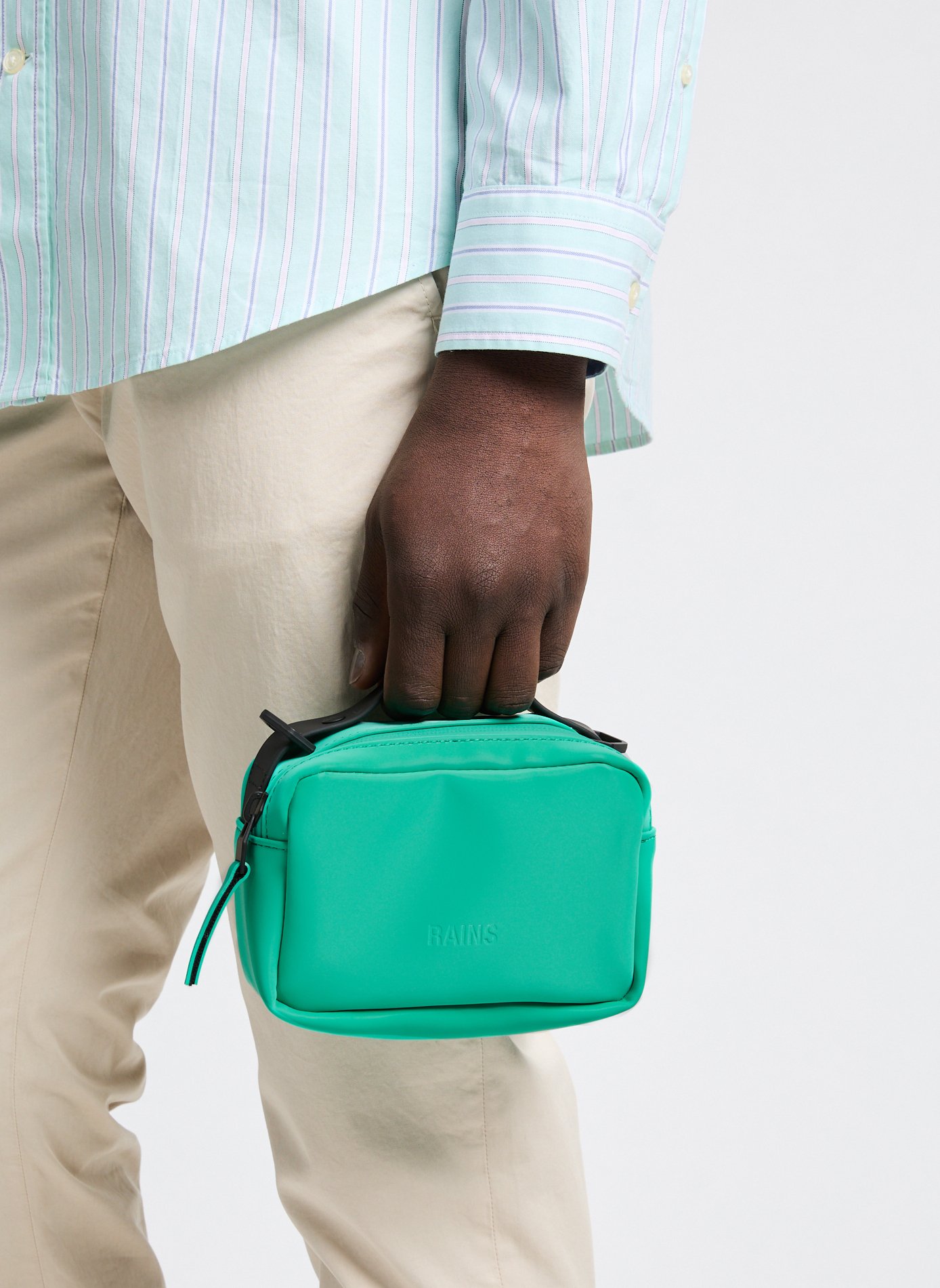 Sac à bandoulière Box Bag Micro RAINS Vert