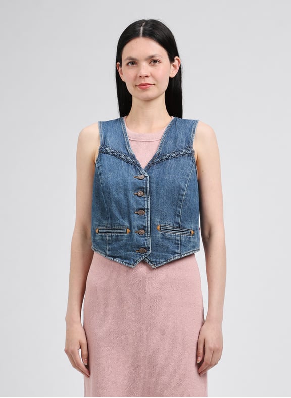Denim vest Blue by LEVI'S LEVI'S Denim vest Blue