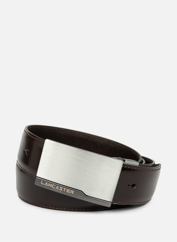 Ceinture - ceinture cuir lisse homme | Marron by LANCASTER Ceinture - ceinture cuir lisse homme Marron