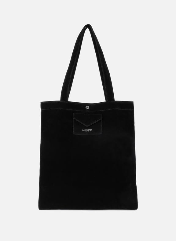 Sac cabas épaule - suédine kba Noir by LANCASTER LANCASTER Sac cabas épaule - suédine kba Noir