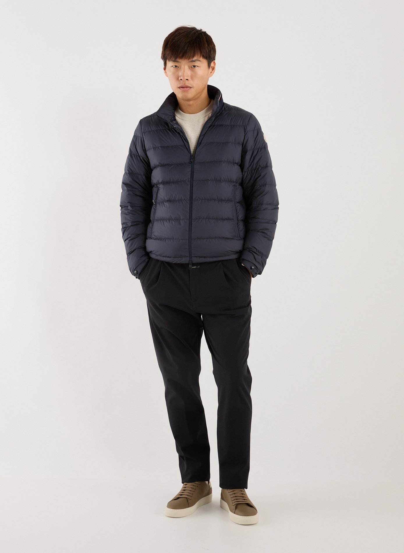 Short Brendann Puffer Jacket MONCLER Blue