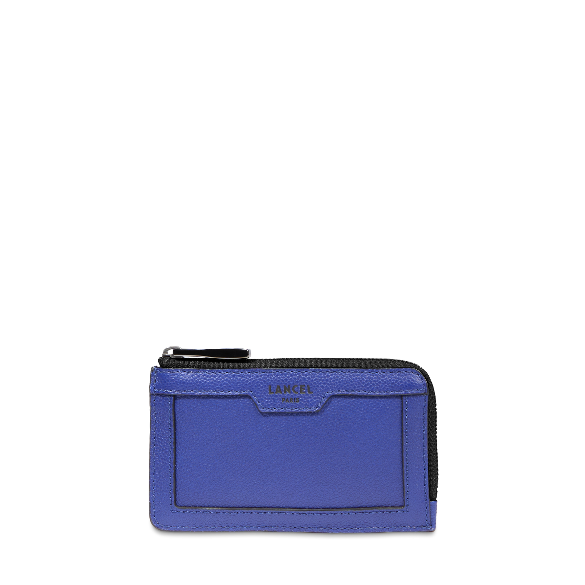 Porte-cartes zippé   charlie de lancel en cuir LANCEL Bleu