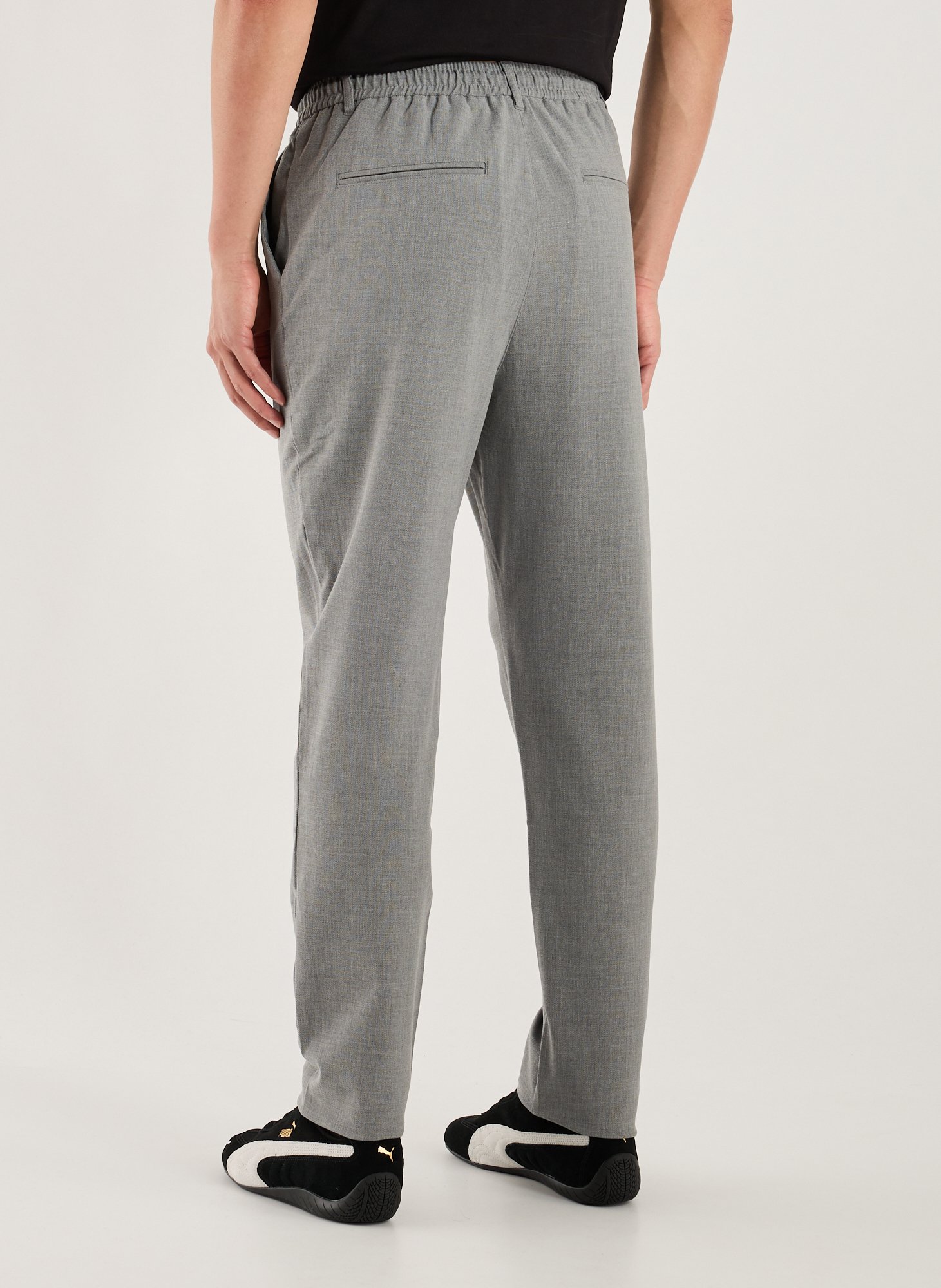 Pantalon uni LES DEUX Gris