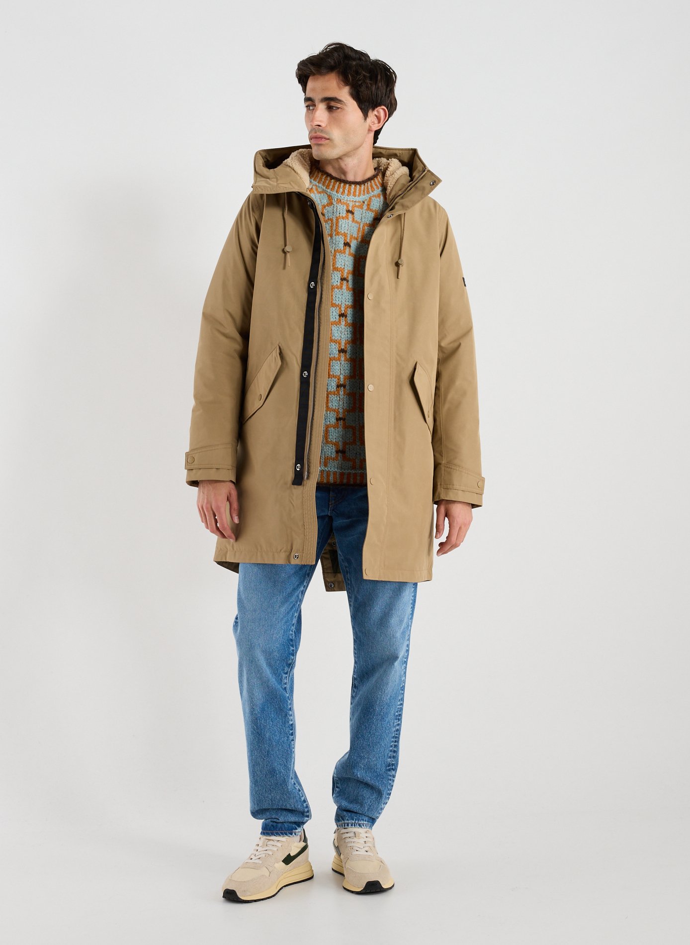 Parka Fishtail Gore-tex matelassée  AIGLE Marron