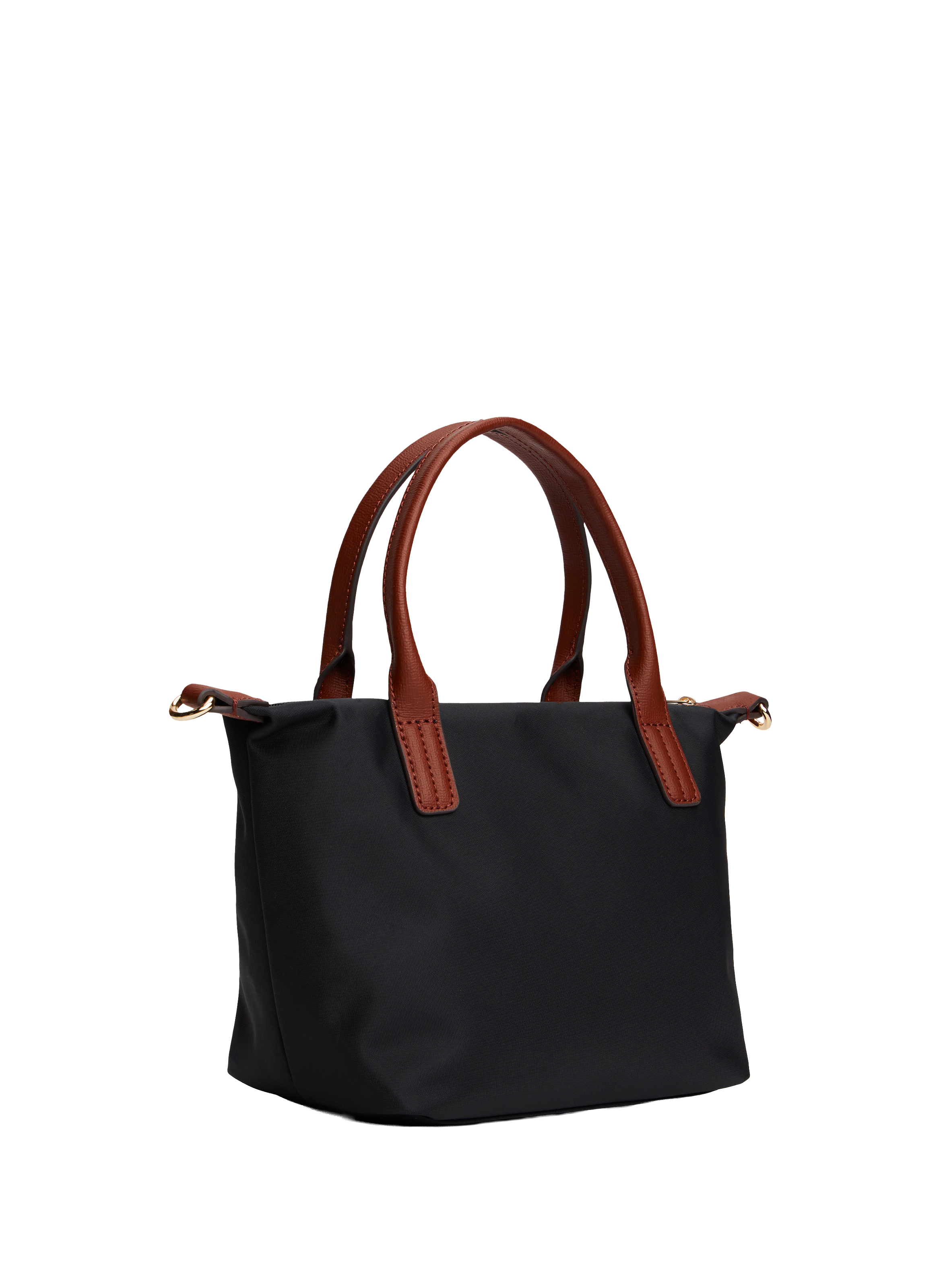 Sac à main en toile de nylon TOMMY HILFIGER Noir