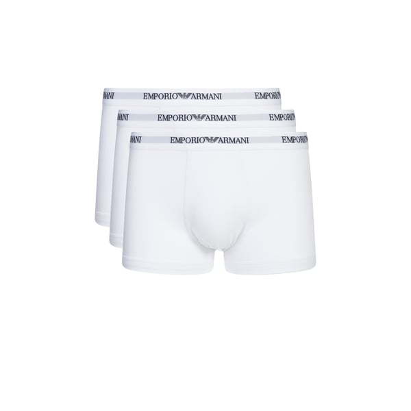 Lot de trois boxers en coton mélangé