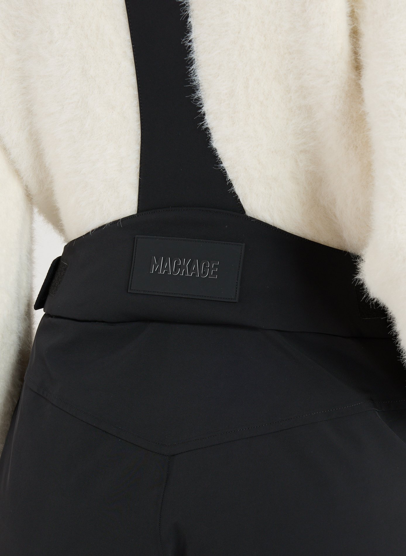 Ski pants with removable suspenders MACKAGE Black