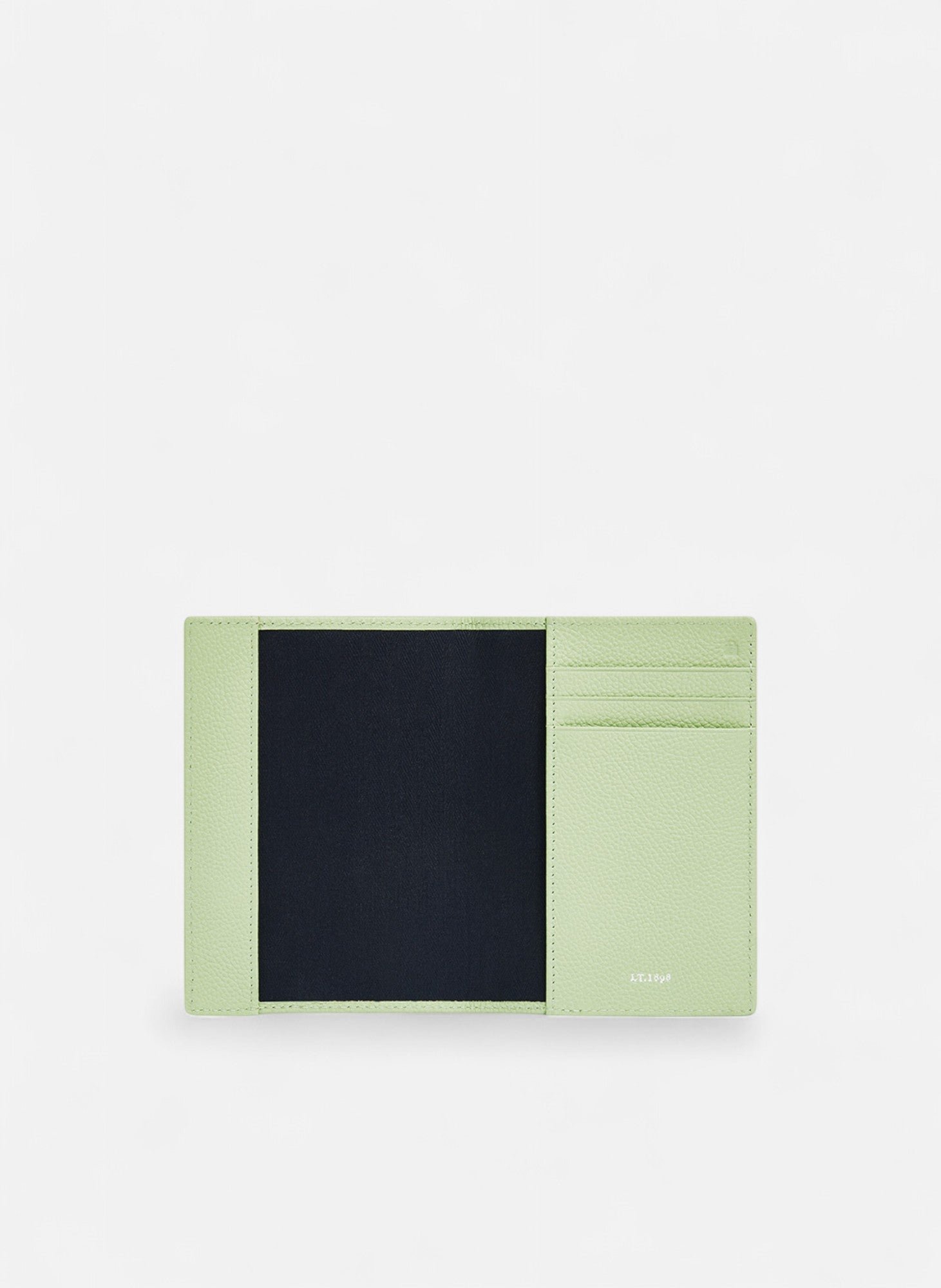 Porte passeport en cuir grainé LE TANNEUR Vert