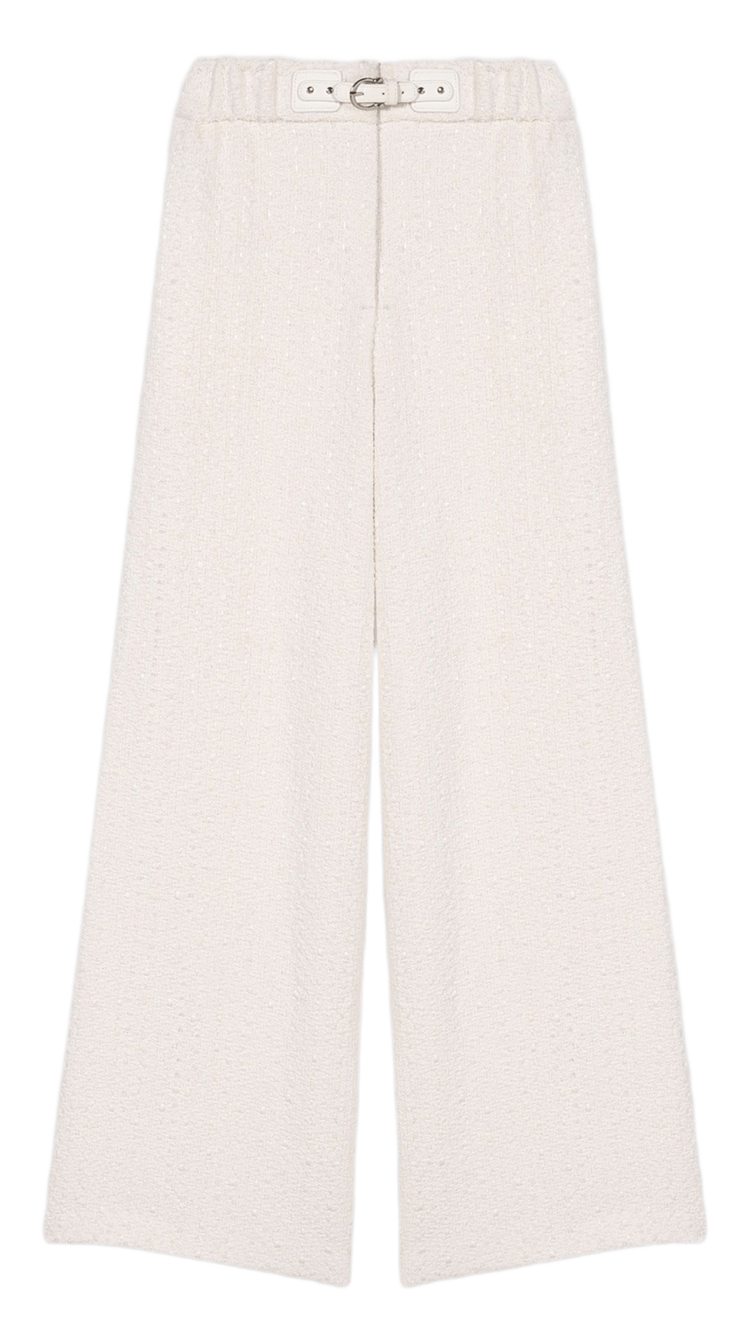 Pantalon large en coton mélangé MAJE Beige
