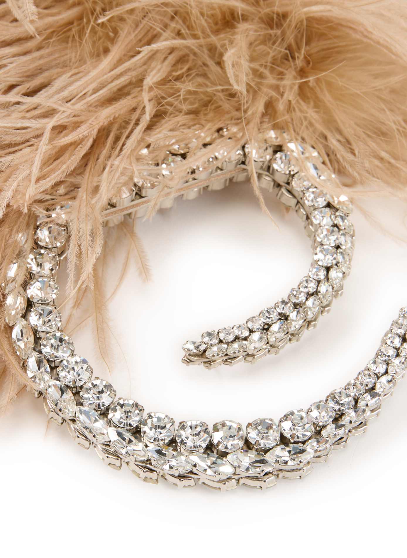 Karma feather handbag L'ALINGI Beige