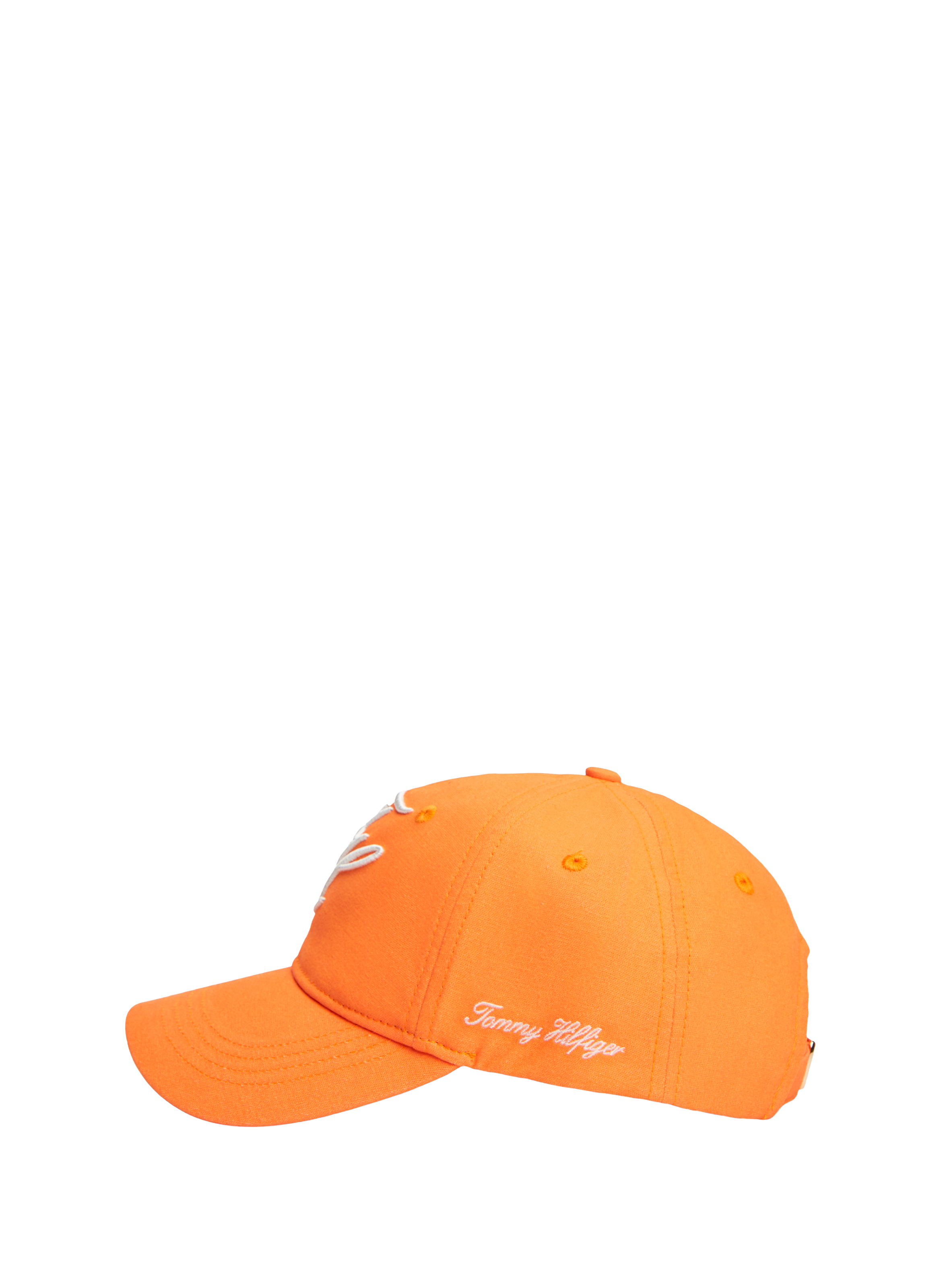 Casquette à logo brodé en coton TOMMY HILFIGER Orange