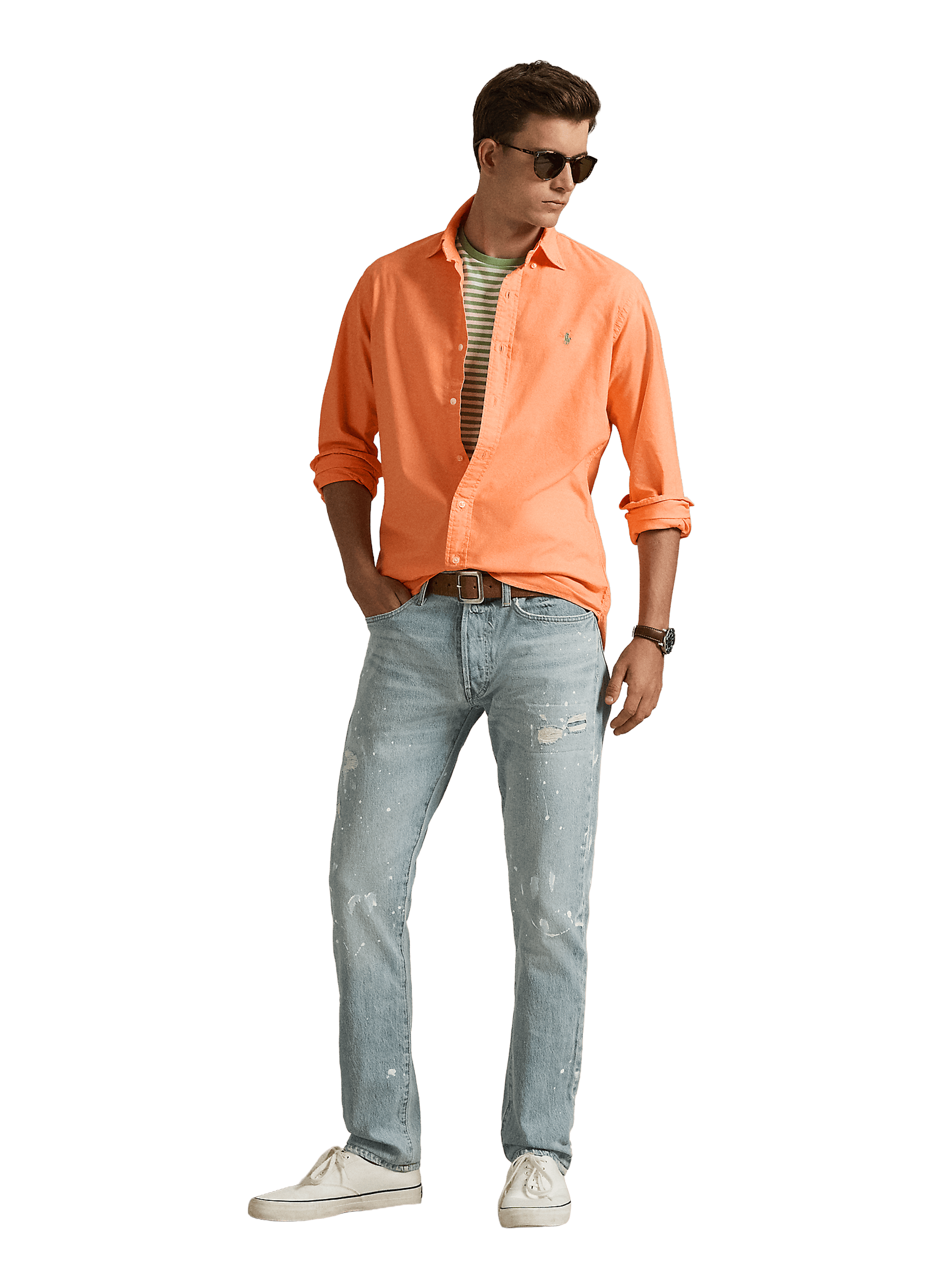 Chemise en coton  POLO RALPH LAUREN Orange