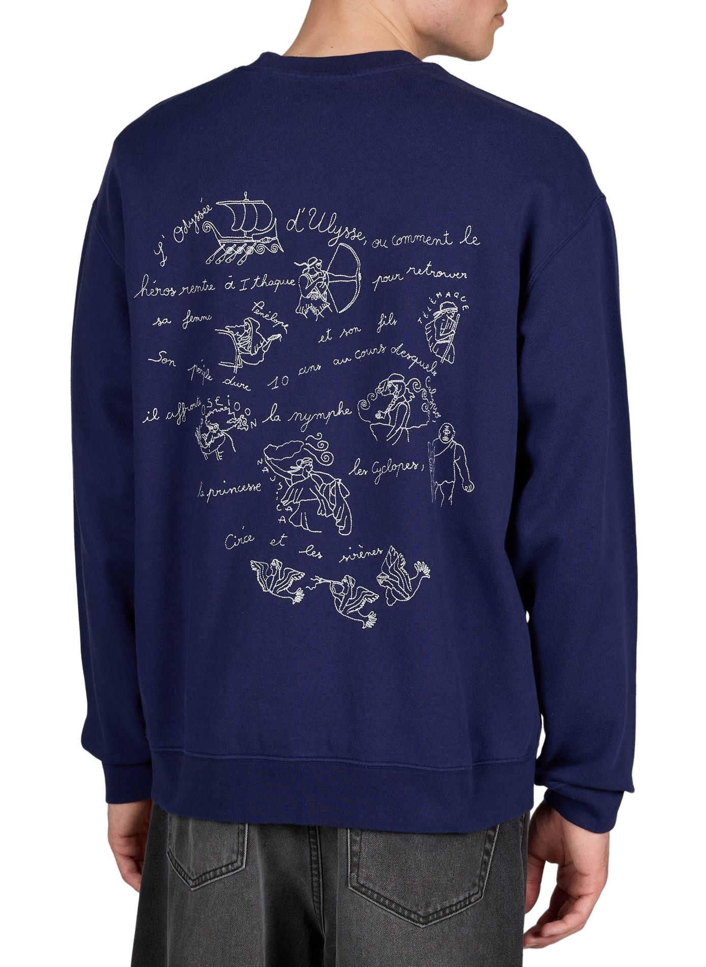 Sweatshirt Ledru Ulysse en coton organique MAISON LABICHE Bleu