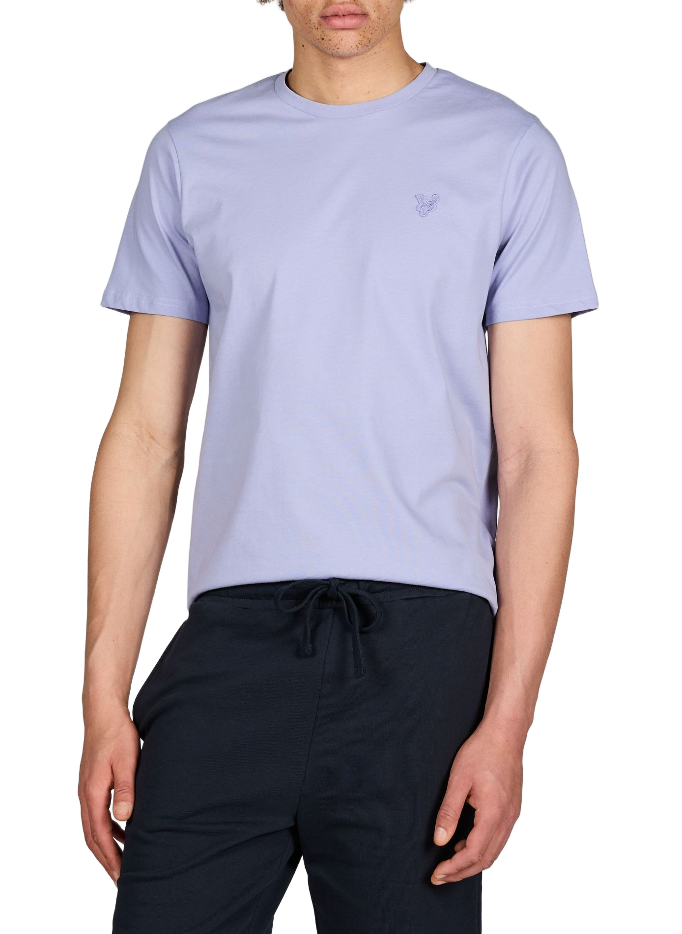T-shirt  à logo en coton LYLE & SCOTT Violet
