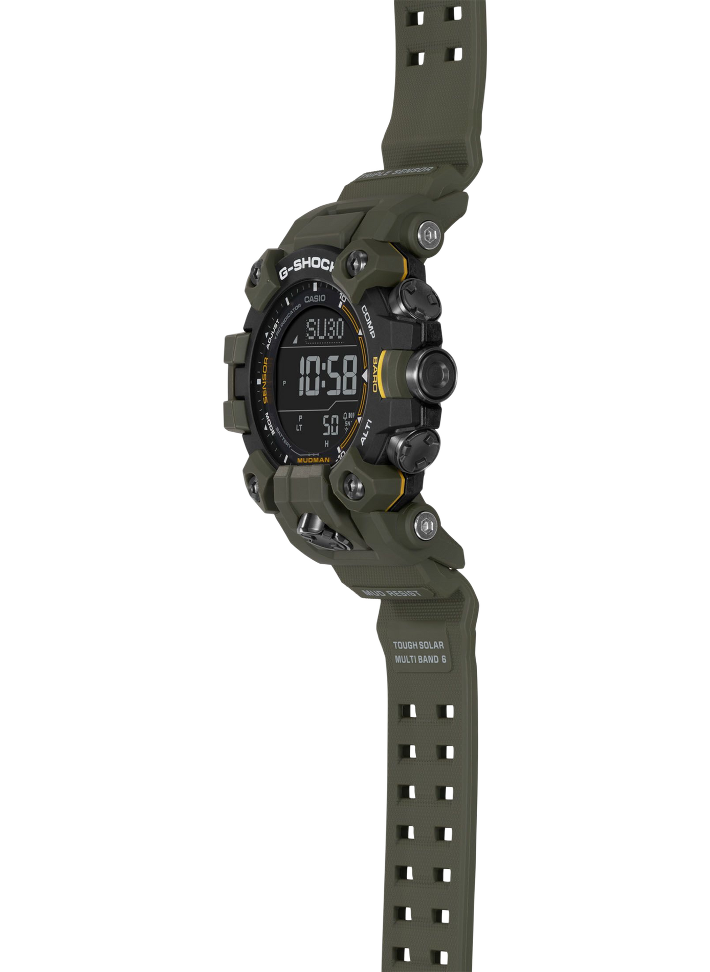 Montre analogique G-Steel Slim en résine G-SHOCK Vert