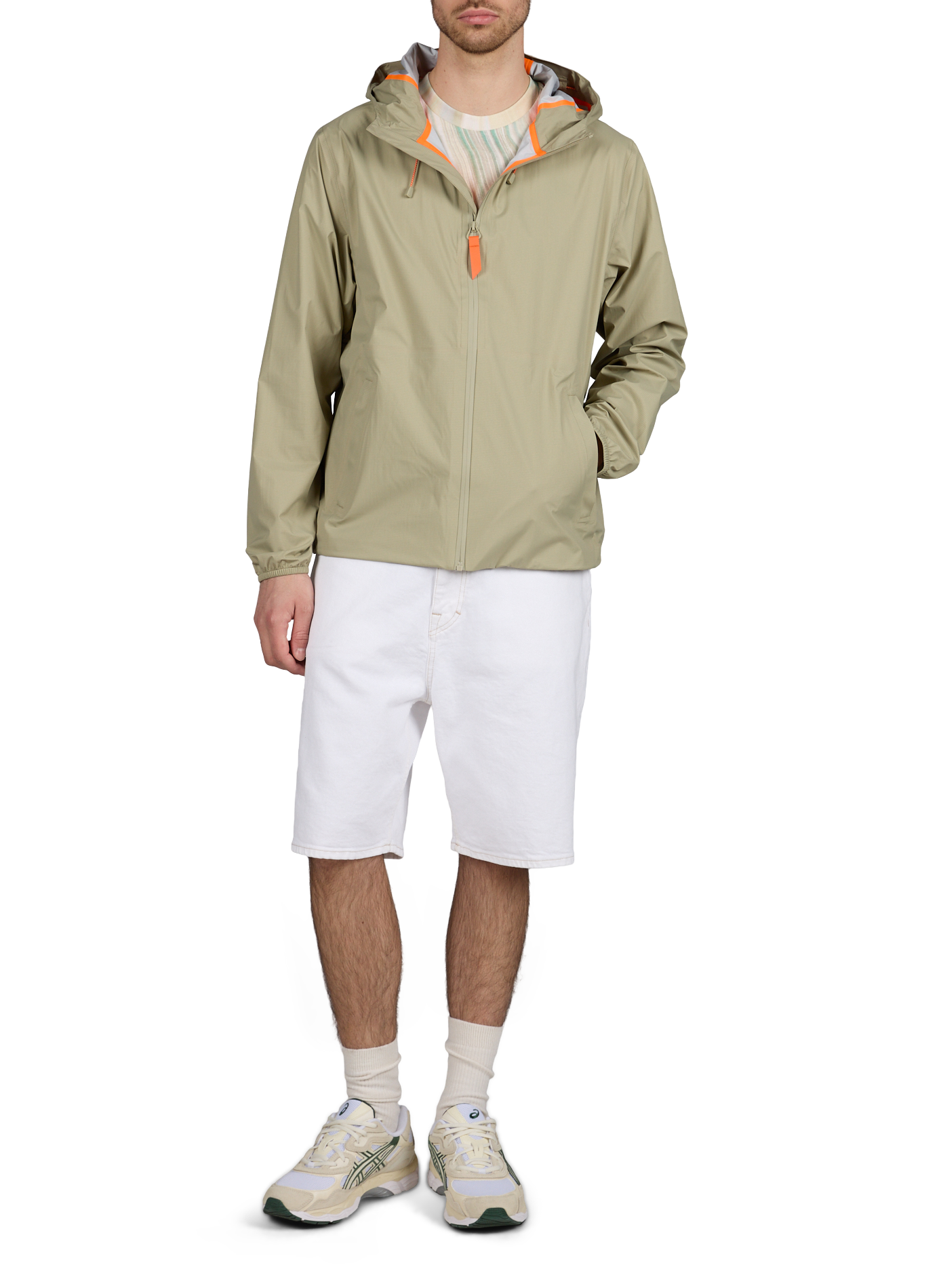 Veste Milano à capuche droite unie GERTRUDE ET GASTON Beige