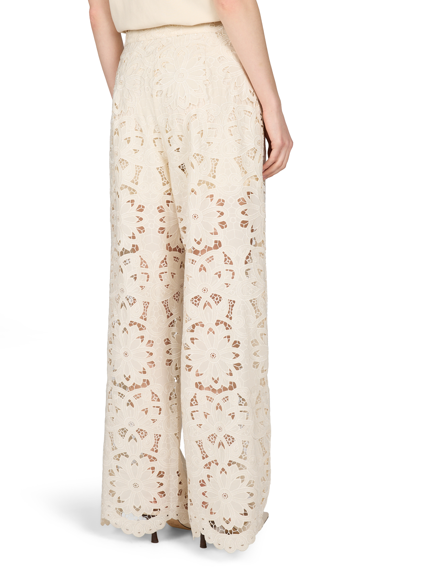 Lace Rouemory pants ROUGE EDIT Beige