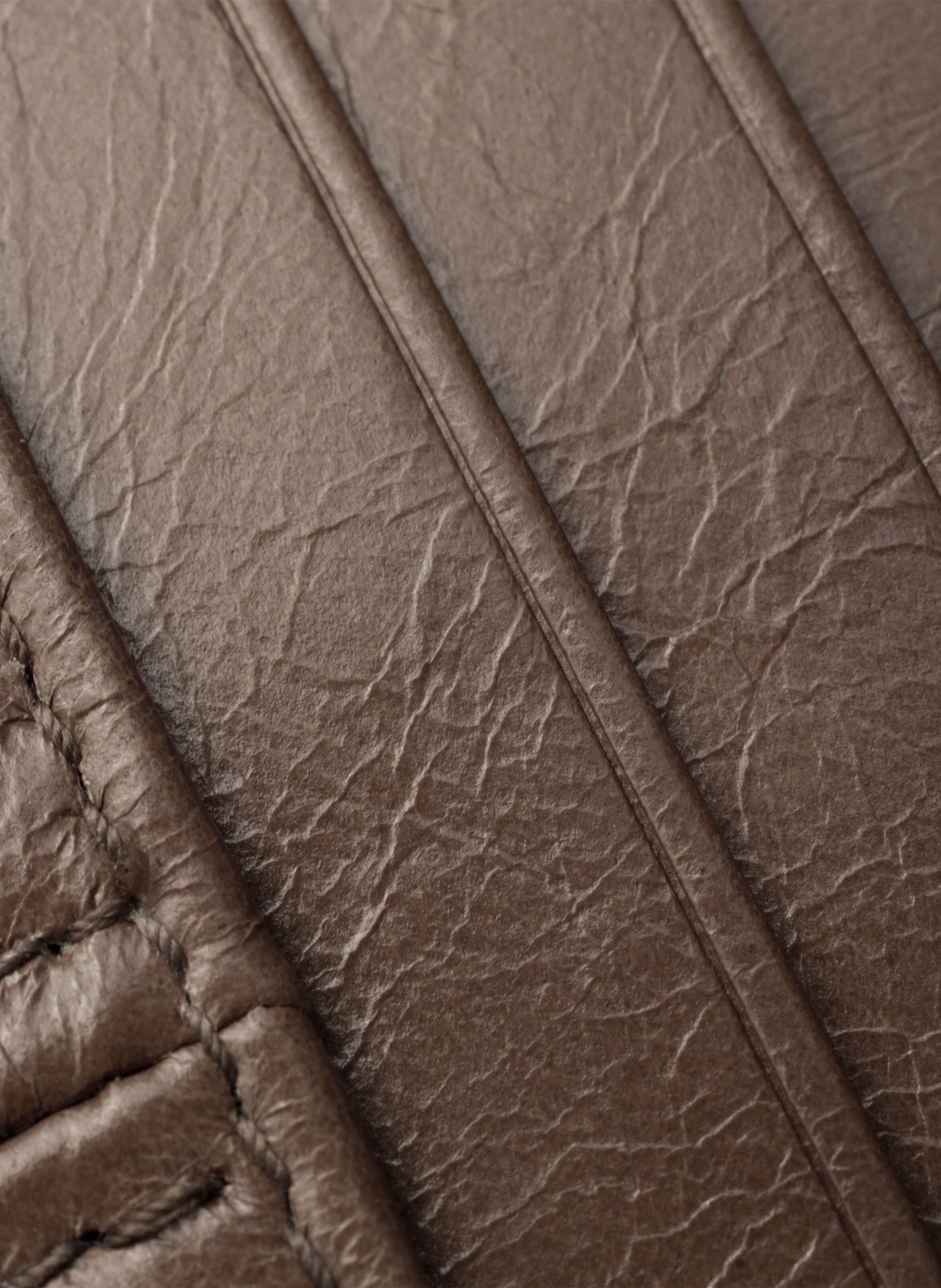 Porte-cartes en cuir PRADA Gris