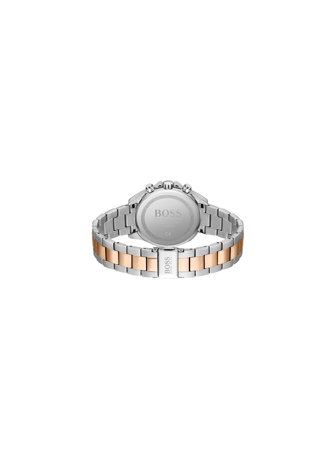 Montre quartz Novia en acier inoxydable BOSS MONTRES Marron