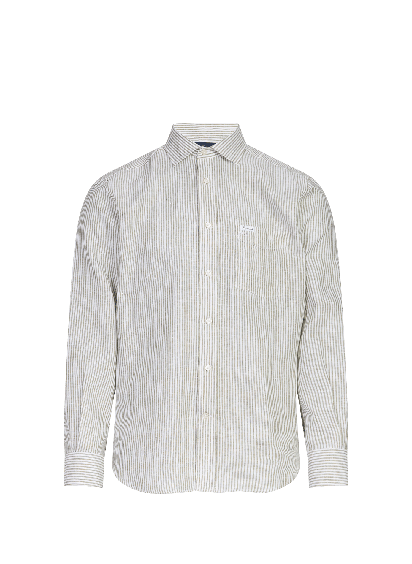 Linen shirt FACONNABLE Green