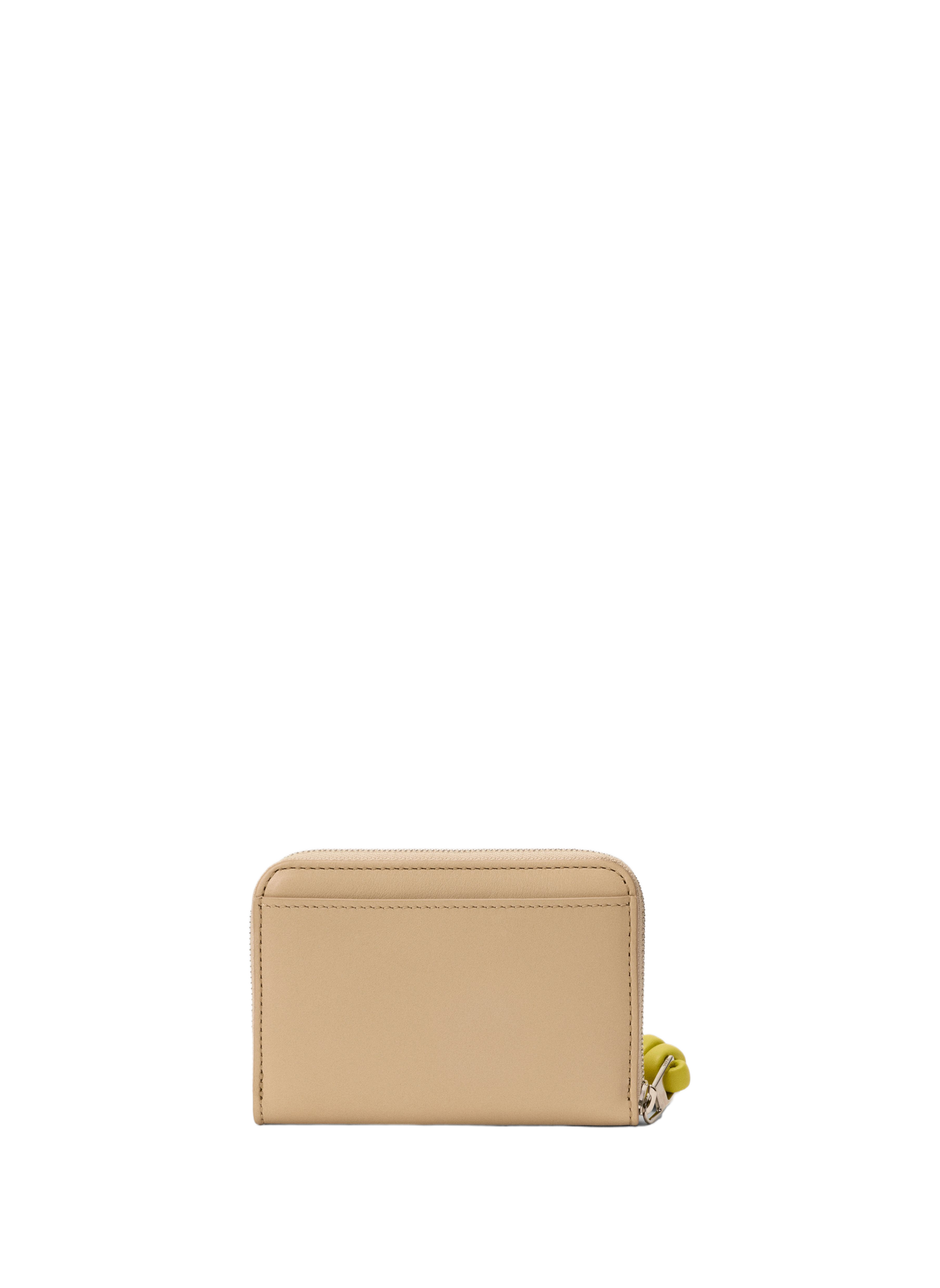 Zippered wallet in shiny nappa calfskin leather LOEWE Beige