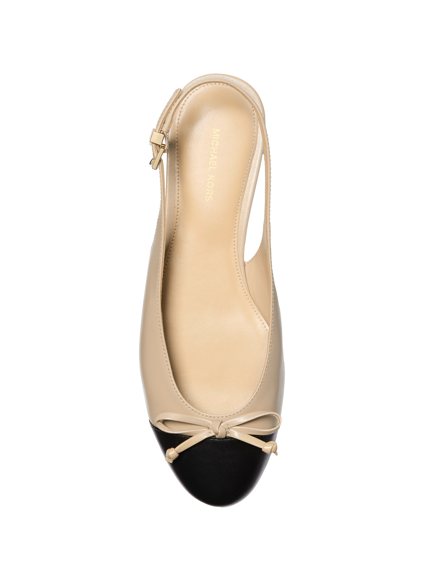Leder-Slingbacks MICHAEL KORS Beige