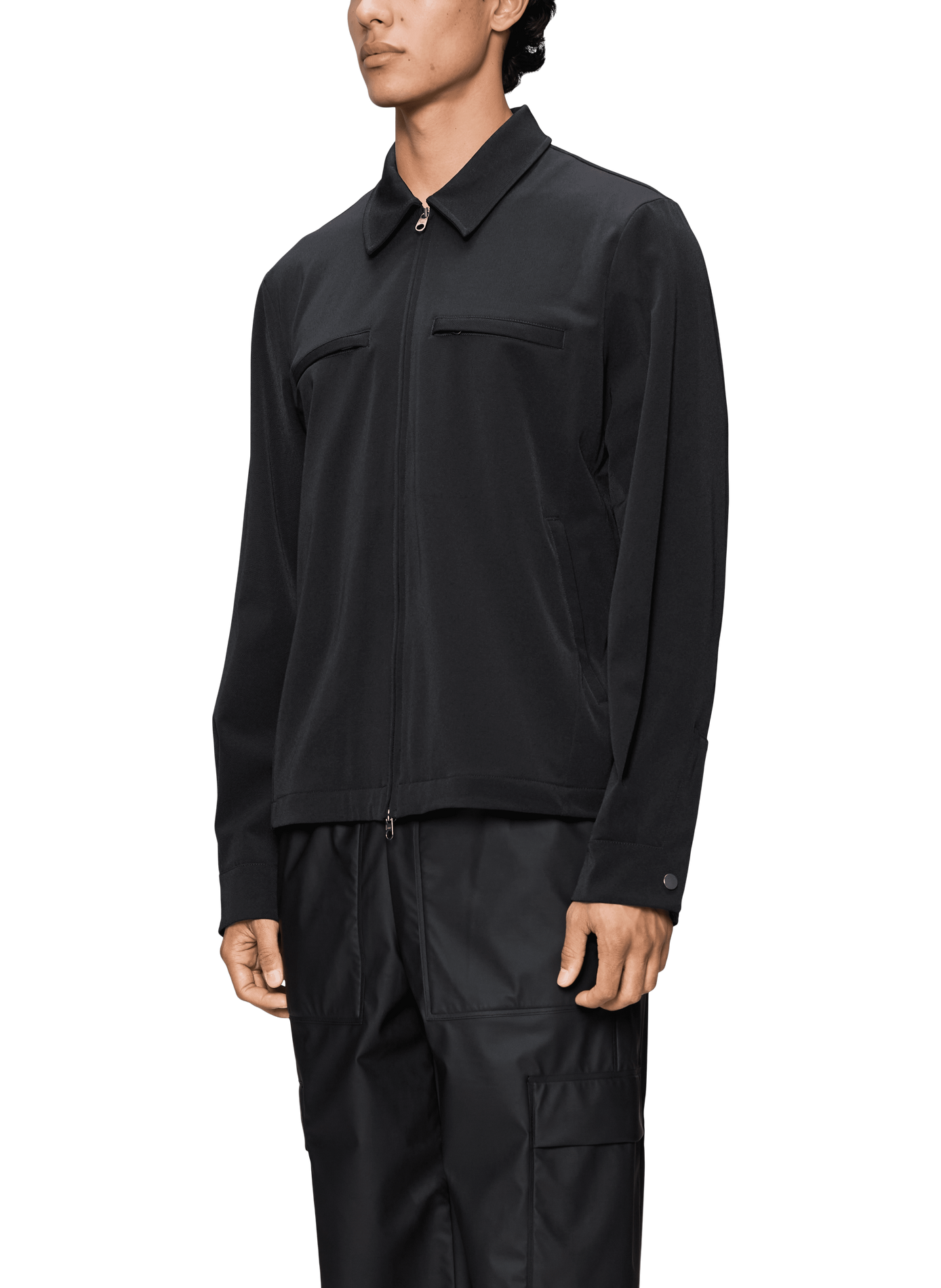 Blouson zippé RAINS Noir