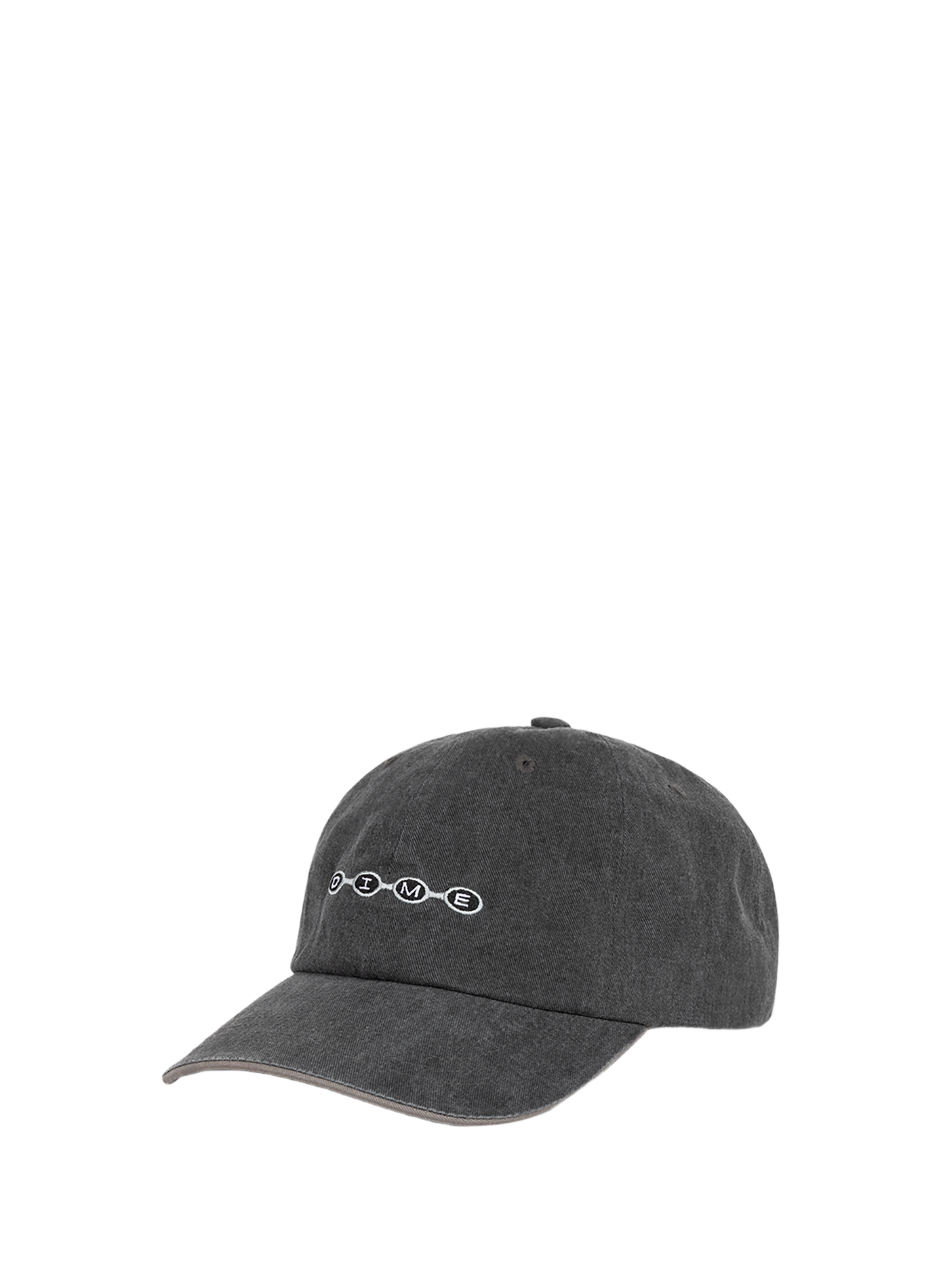 Zweifarbige Kappe mit Logo DIME Schwarz