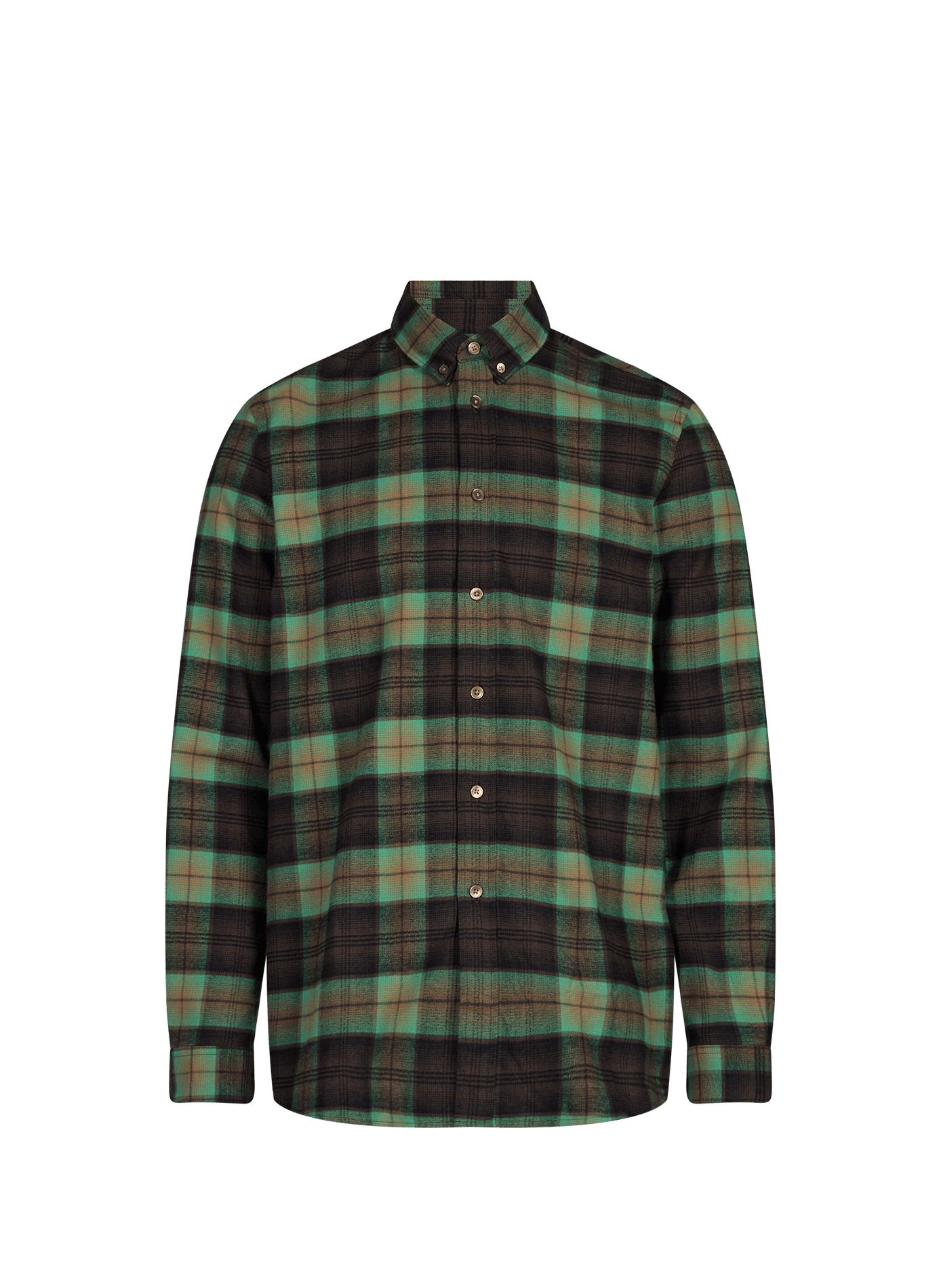 Cotton check shirt PAUL SMITH Green