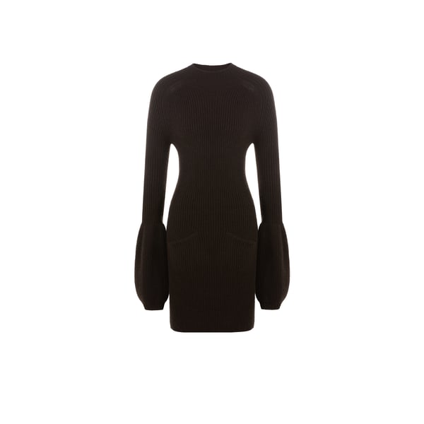 Robe en maille côtelé