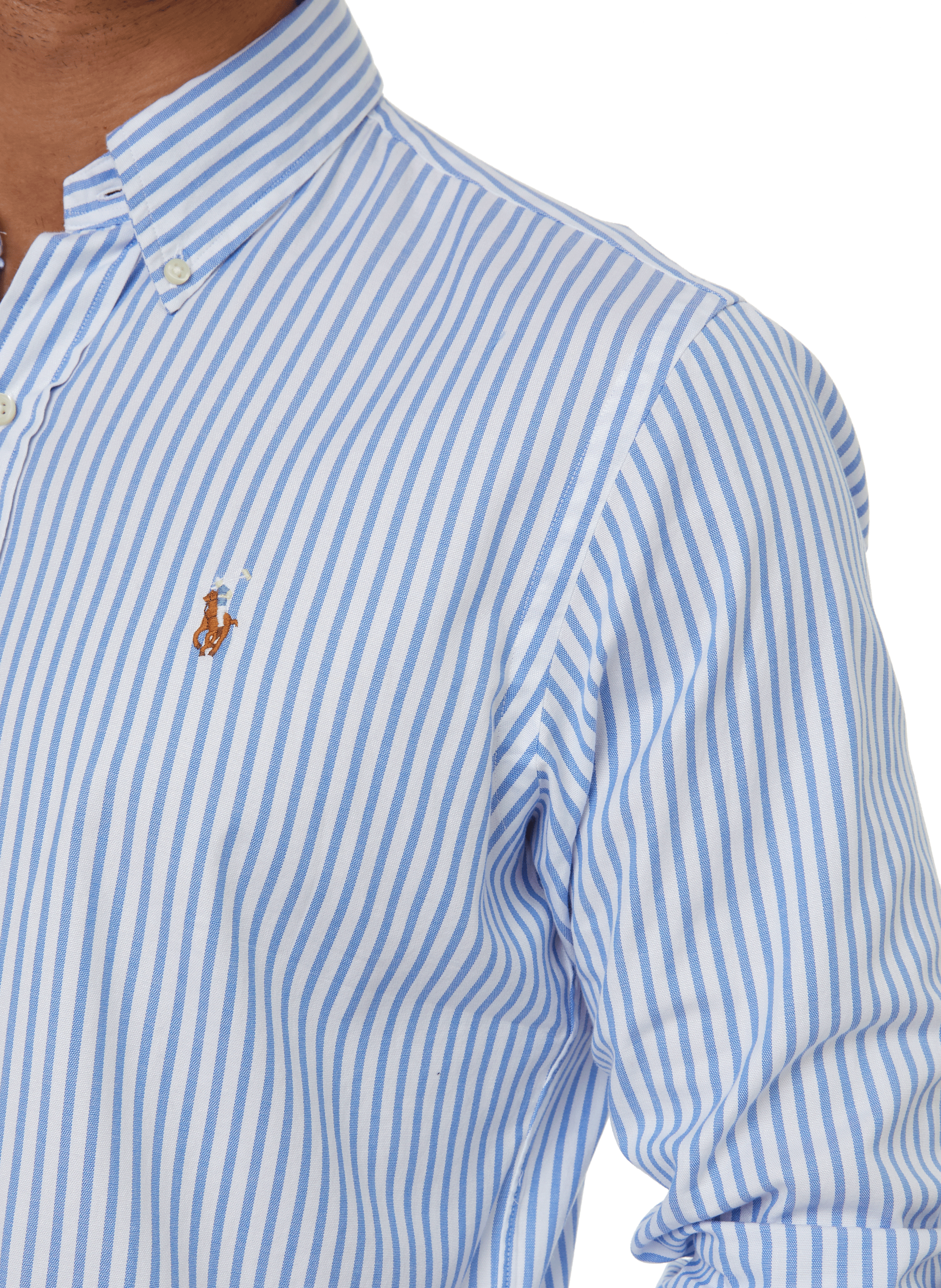 Striped cotton shirt POLO RALPH LAUREN Blue